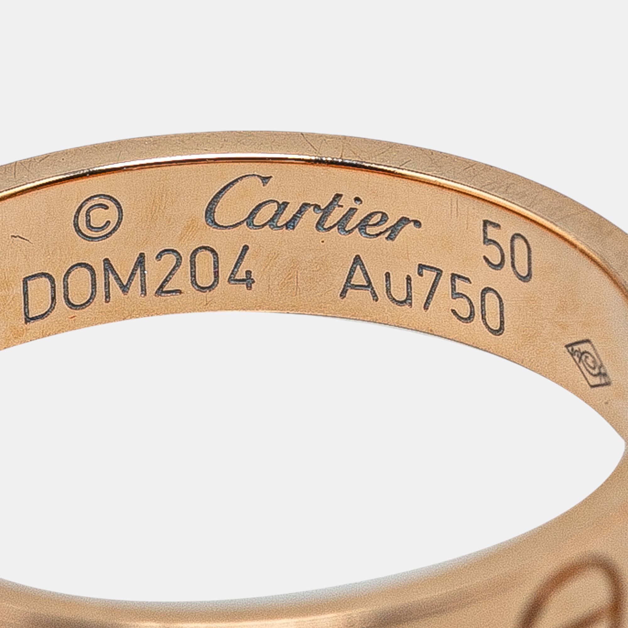 Cartier 18K Rose Gold Love Ring