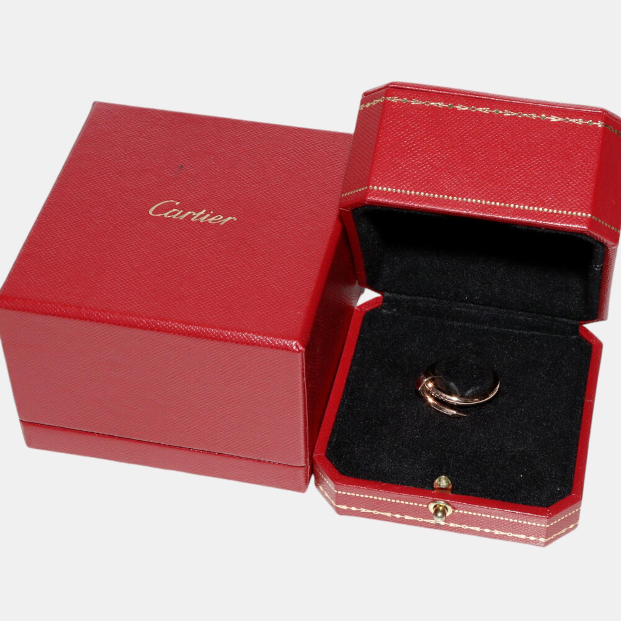 Cartier 18K Rose Gold Juste Un Clou Ring EU 53