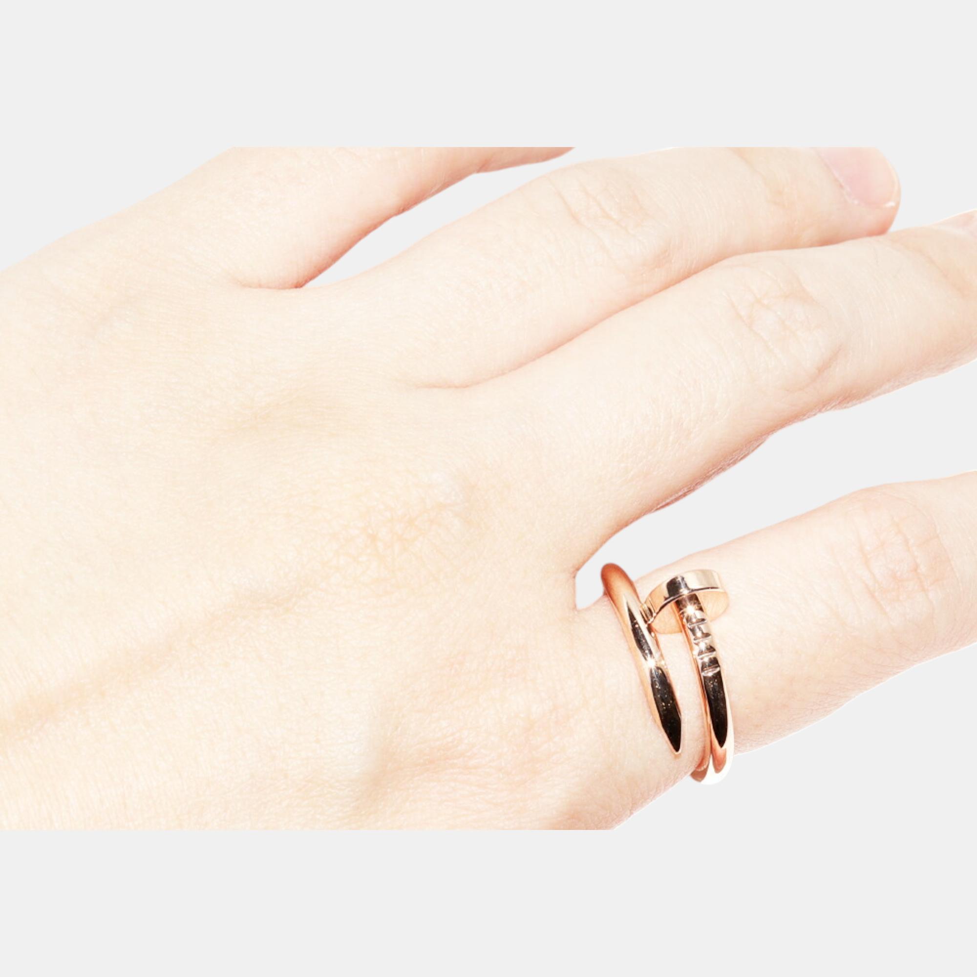 Cartier 18K Rose Gold Juste Un Clou Ring EU 53