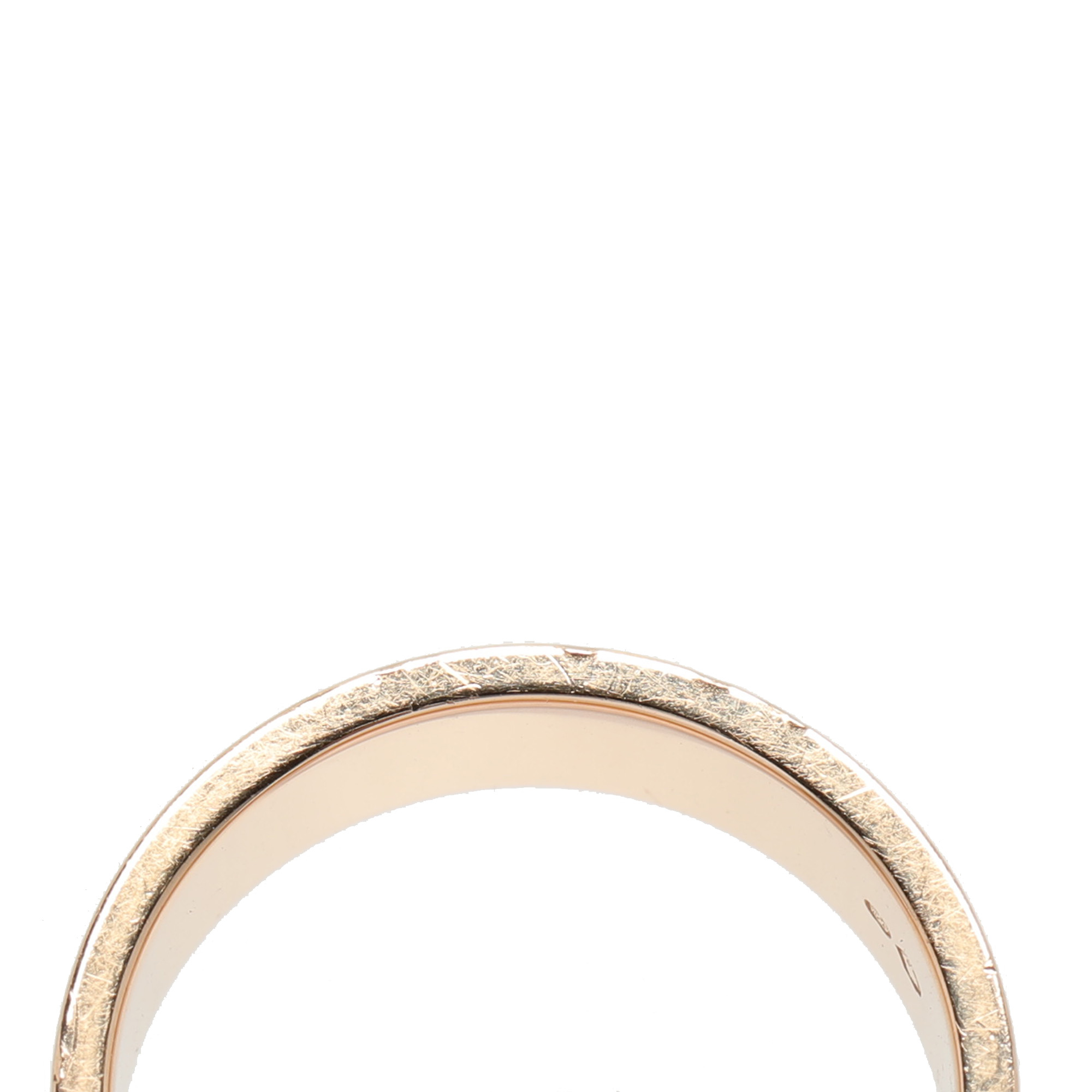 Cartier Love 18K Rose Gold Narrow Wedding Band Ring Size 51