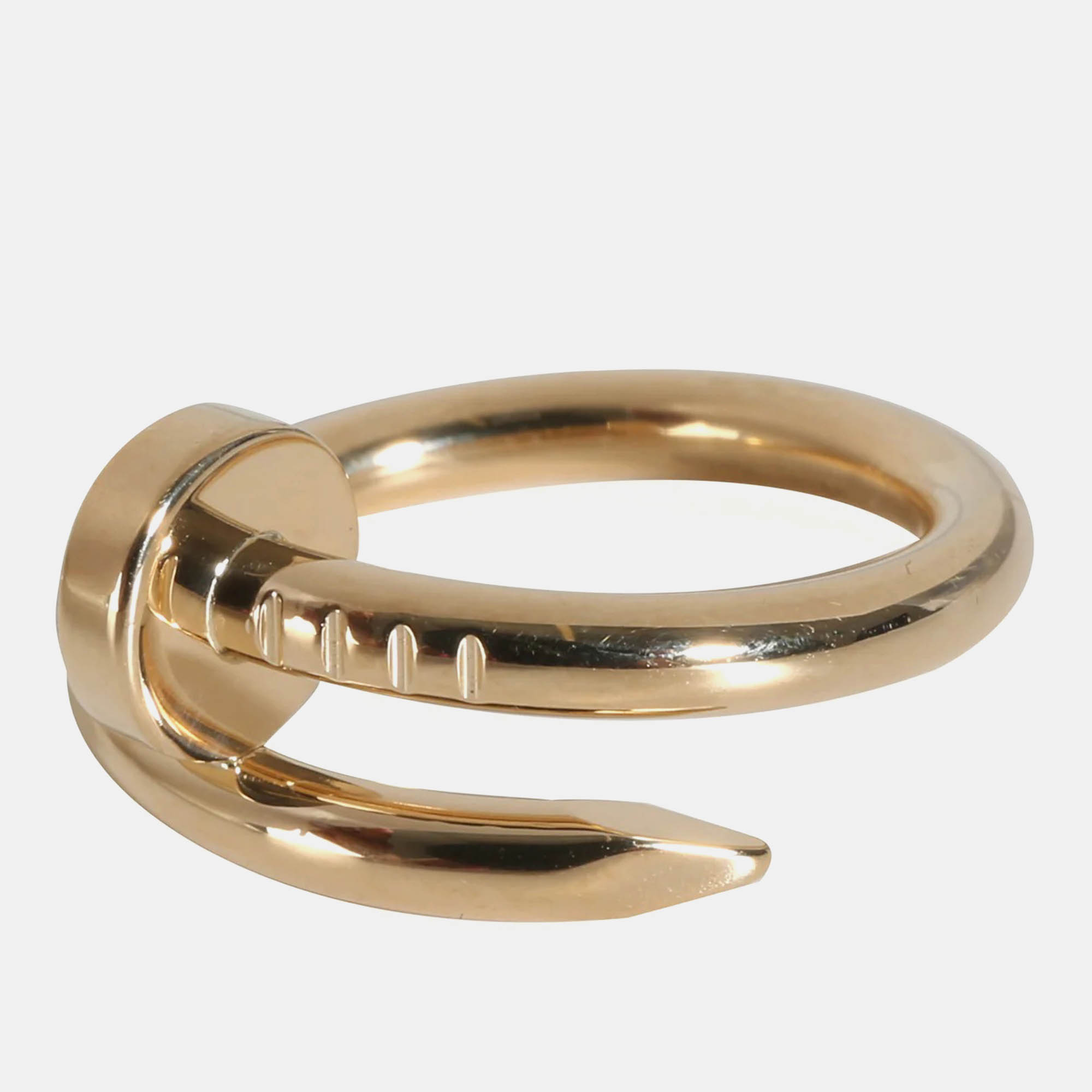 Cartier 18K Yellow Gold Juste Un Clou Ring EU 51