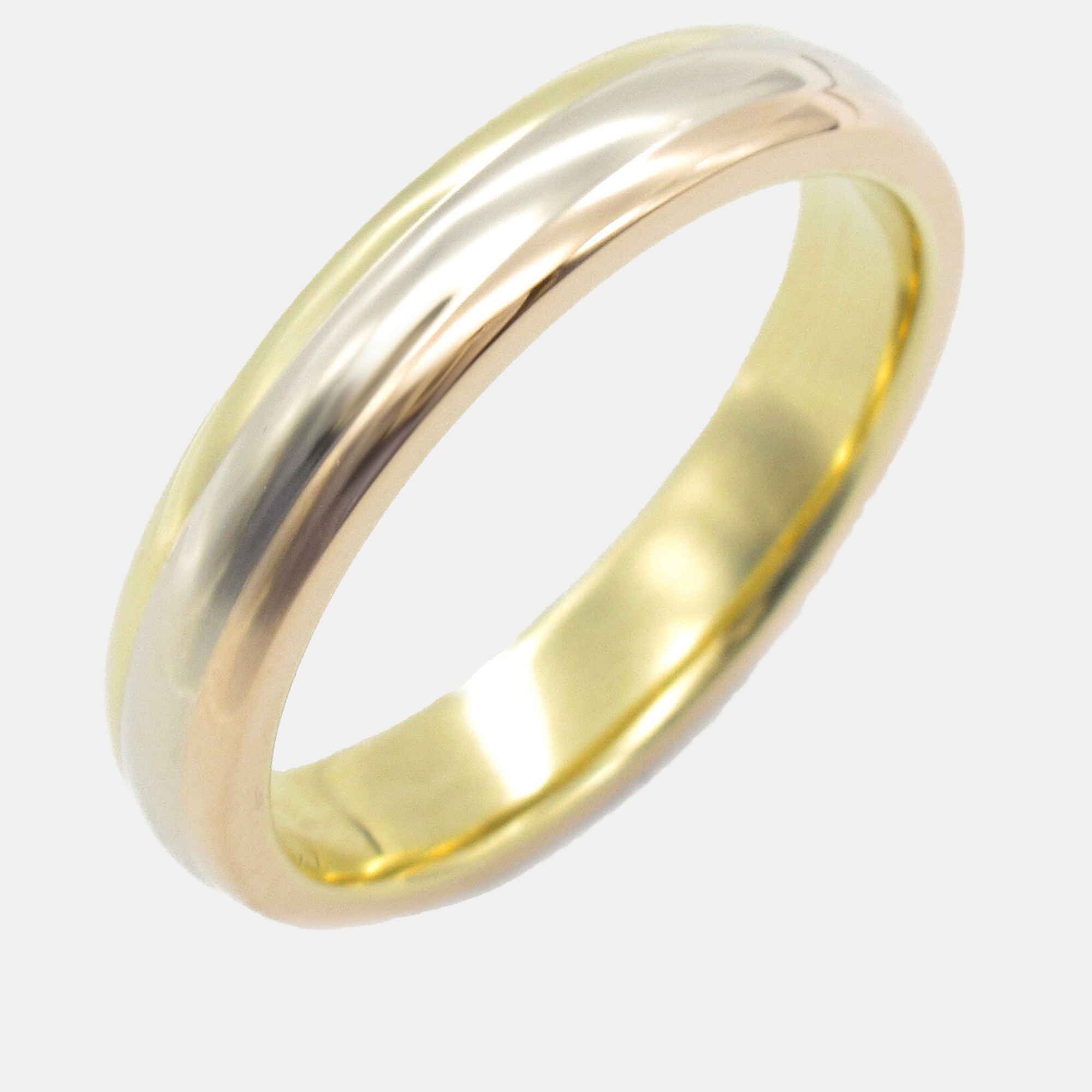 Cartier 18K Yellow, White, Pink Gold Trinity Vendome Ring EU 54
Cartier 18K Yellow, White, Pink Gold Trinity Vendome Ring EU 54