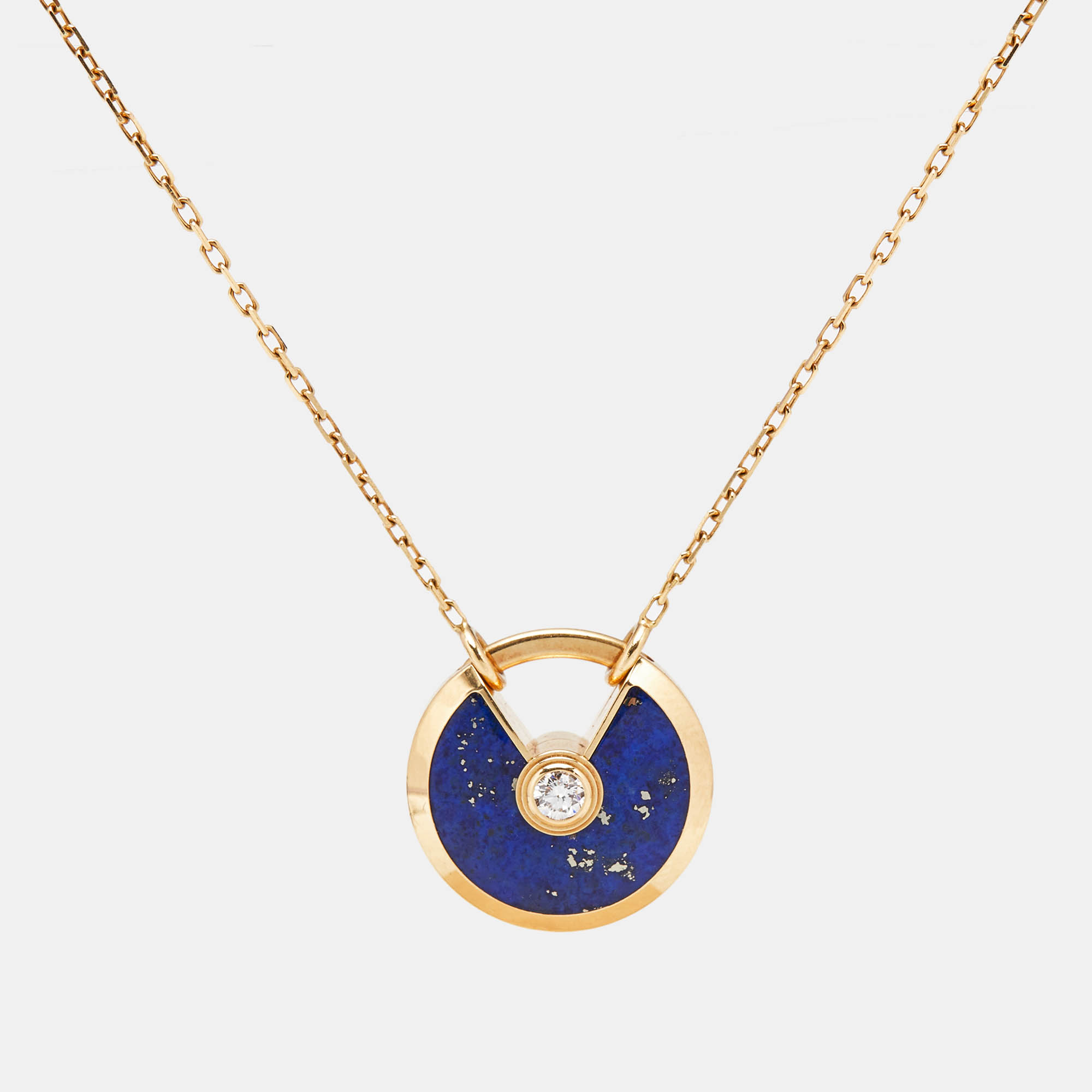 Cartier Amulette De Cartier Lapis Lazuli Diamond 18k Yellow Gold Small Model Necklace
Cartier Amulette De Cartier Lapis Lazuli Diamond 18k Yellow Gold Small Model Necklace