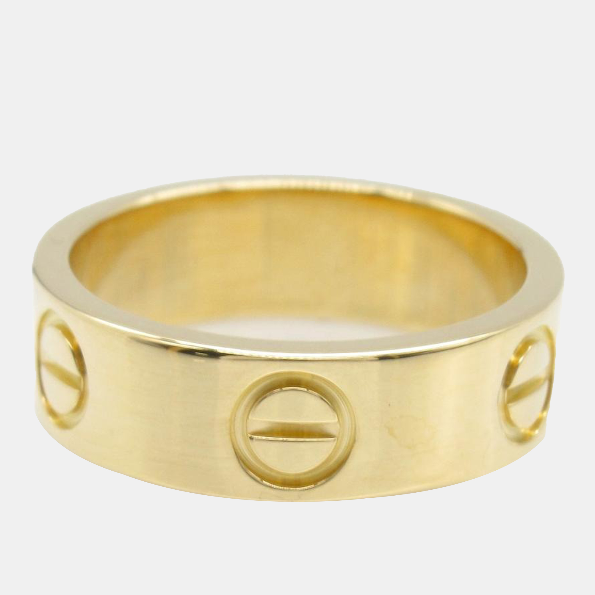 Love 18K Gold Band Ring EU 48 - Cartier - Modalova