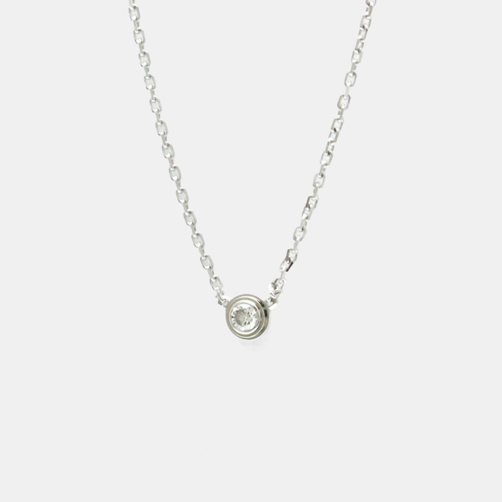 D'amour 18K Gold Diamond Necklace - Cartier - Modalova