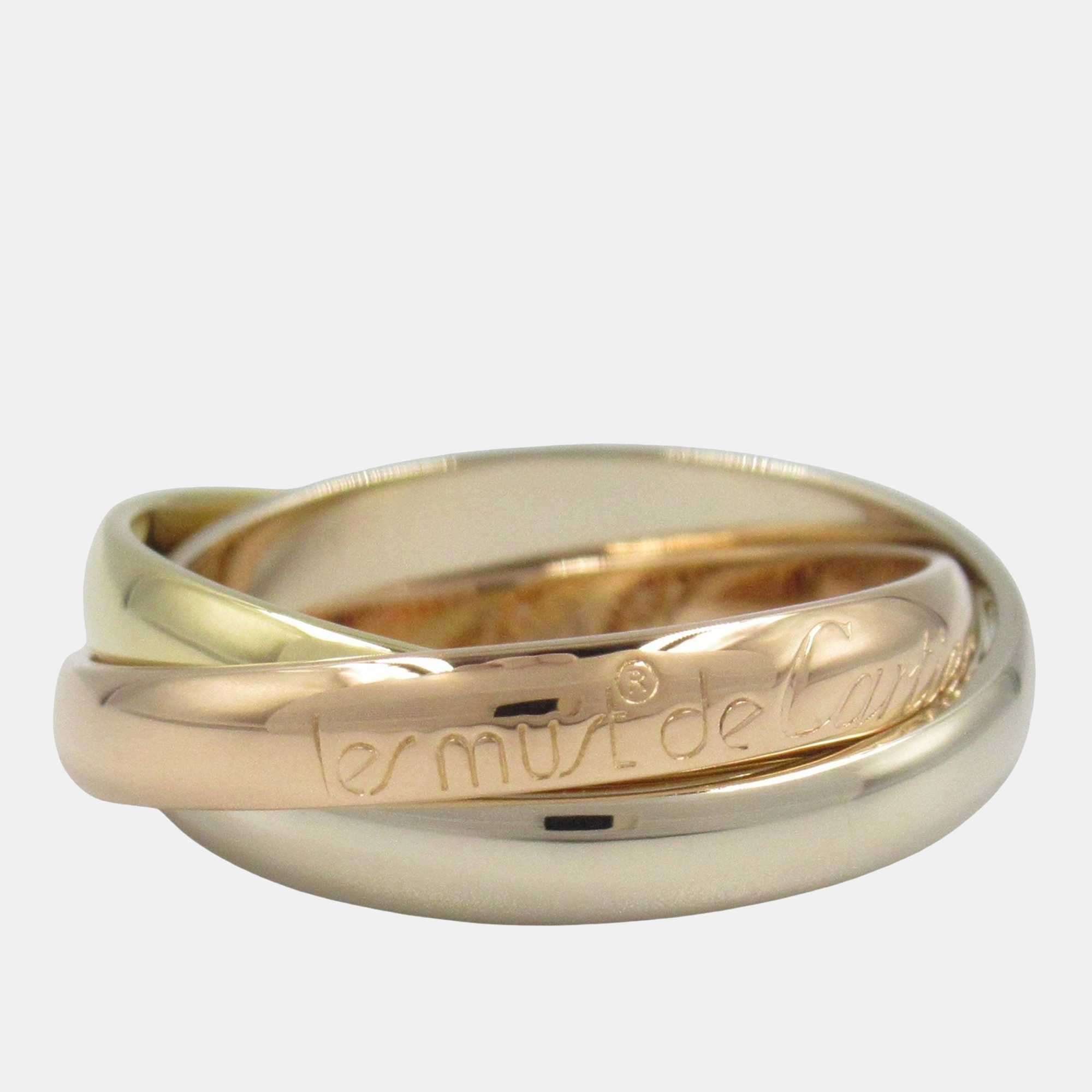 Trinity 18K Yellow, Rose, Gold Ring EU 51 - Cartier - Modalova