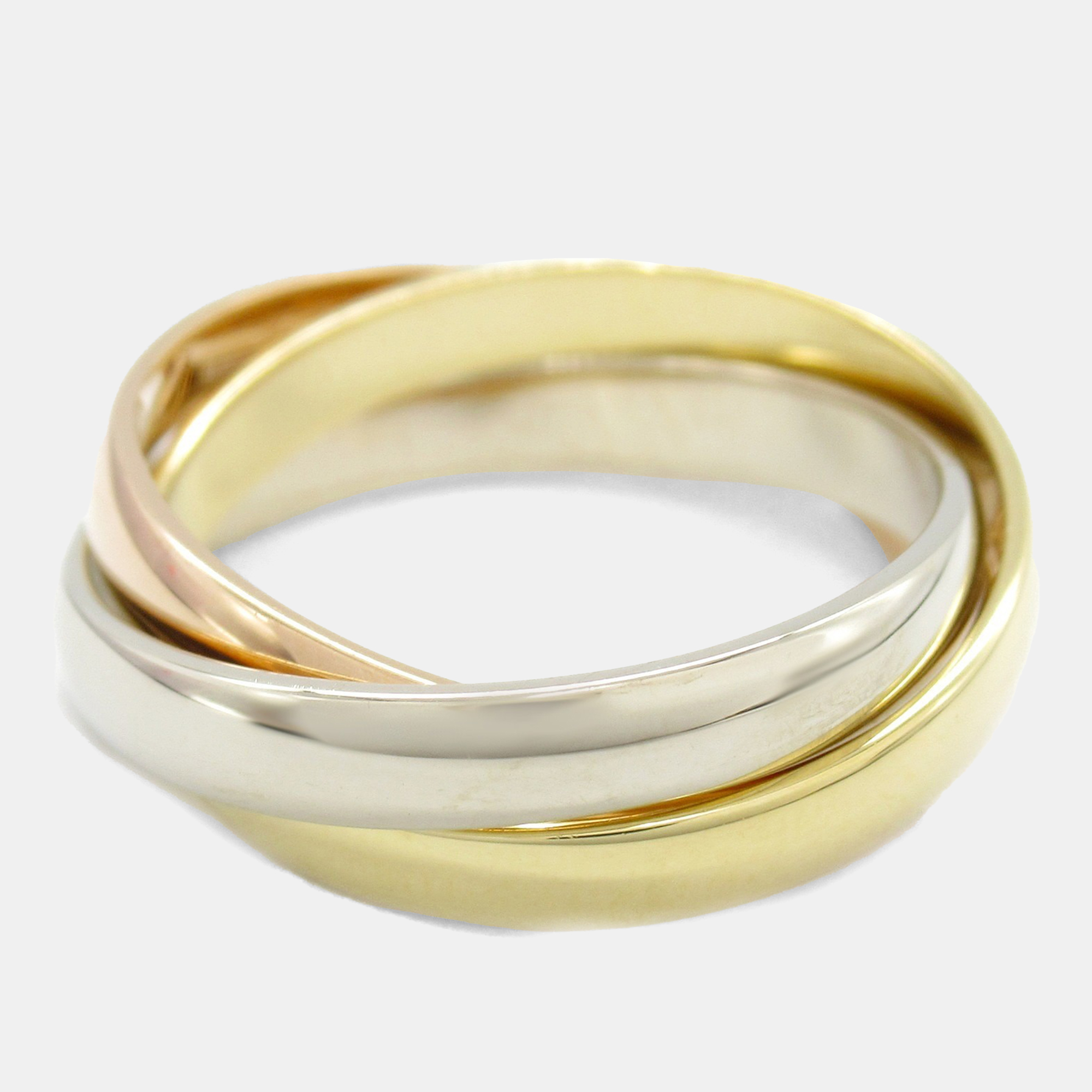 Trinity 18K Yellow, Rose, Gold Ring EU 51 - Cartier - Modalova