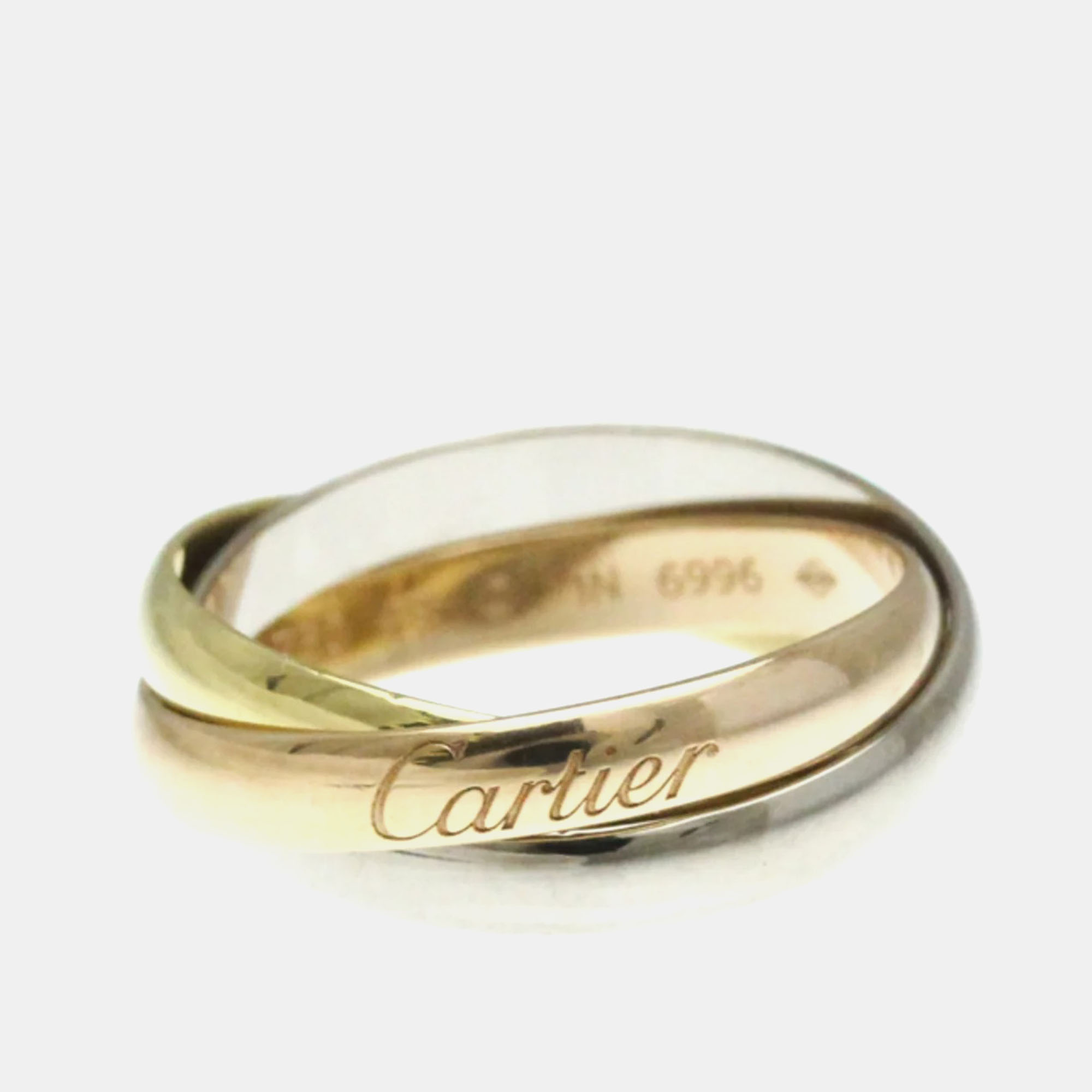 Trinity 18K Yellow, Rose, Gold Ring EU 49 - Cartier - Modalova