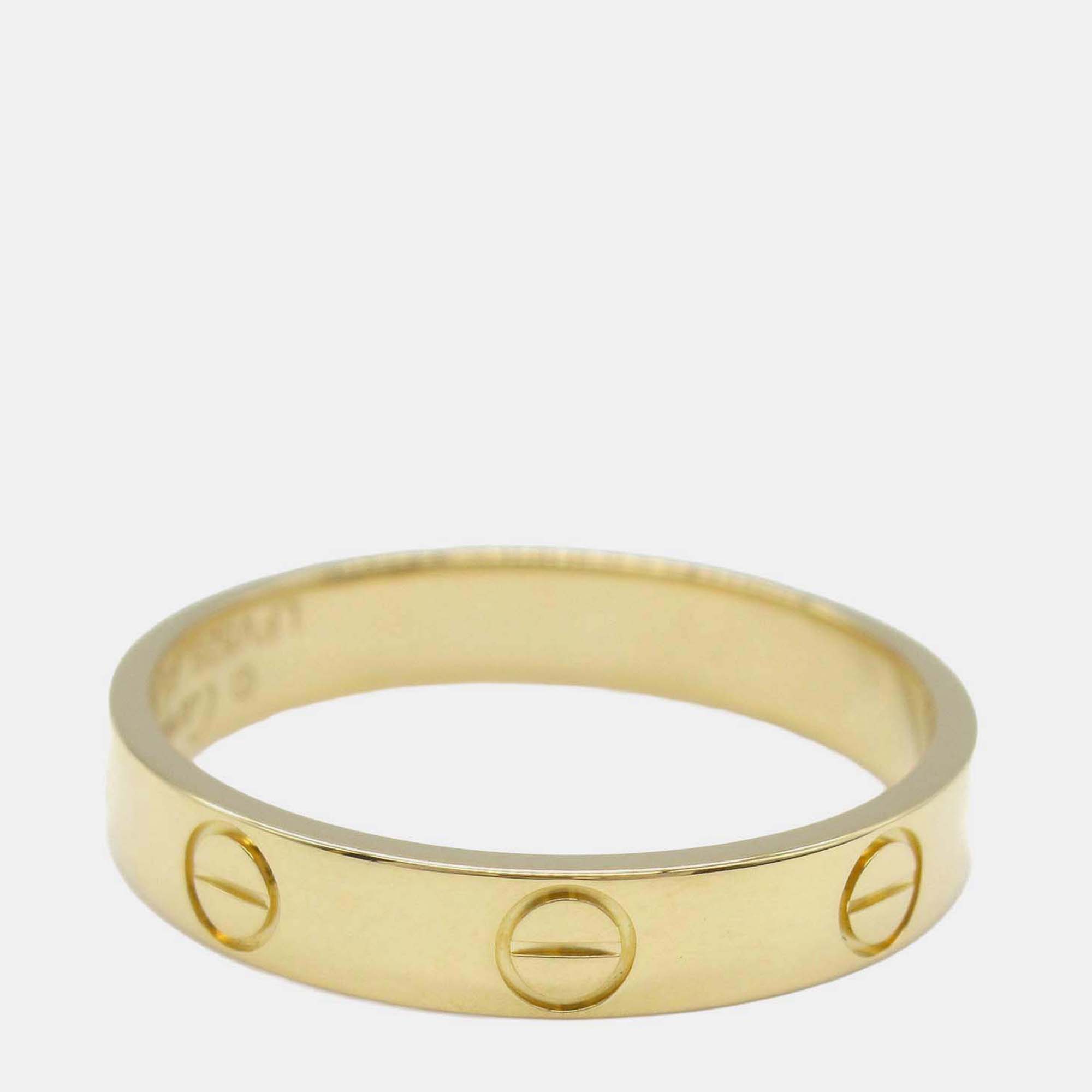 K Gold Small Love Ring - Cartier - Modalova