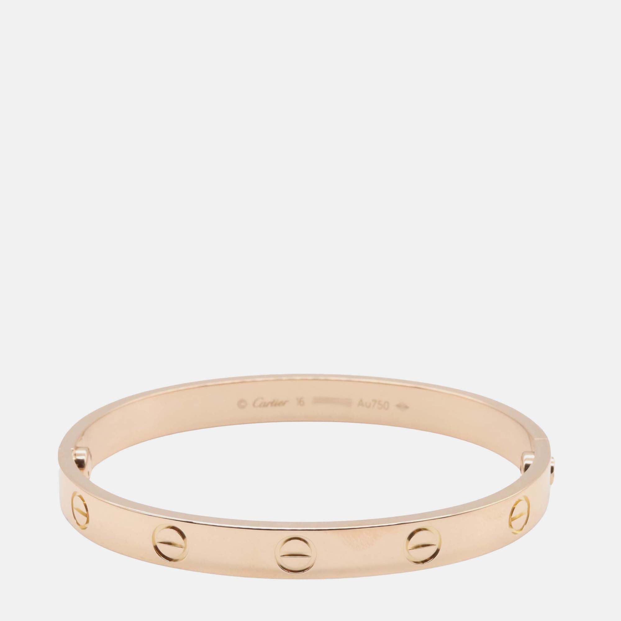 K Rose Classic Love Bracelet - Cartier - Modalova