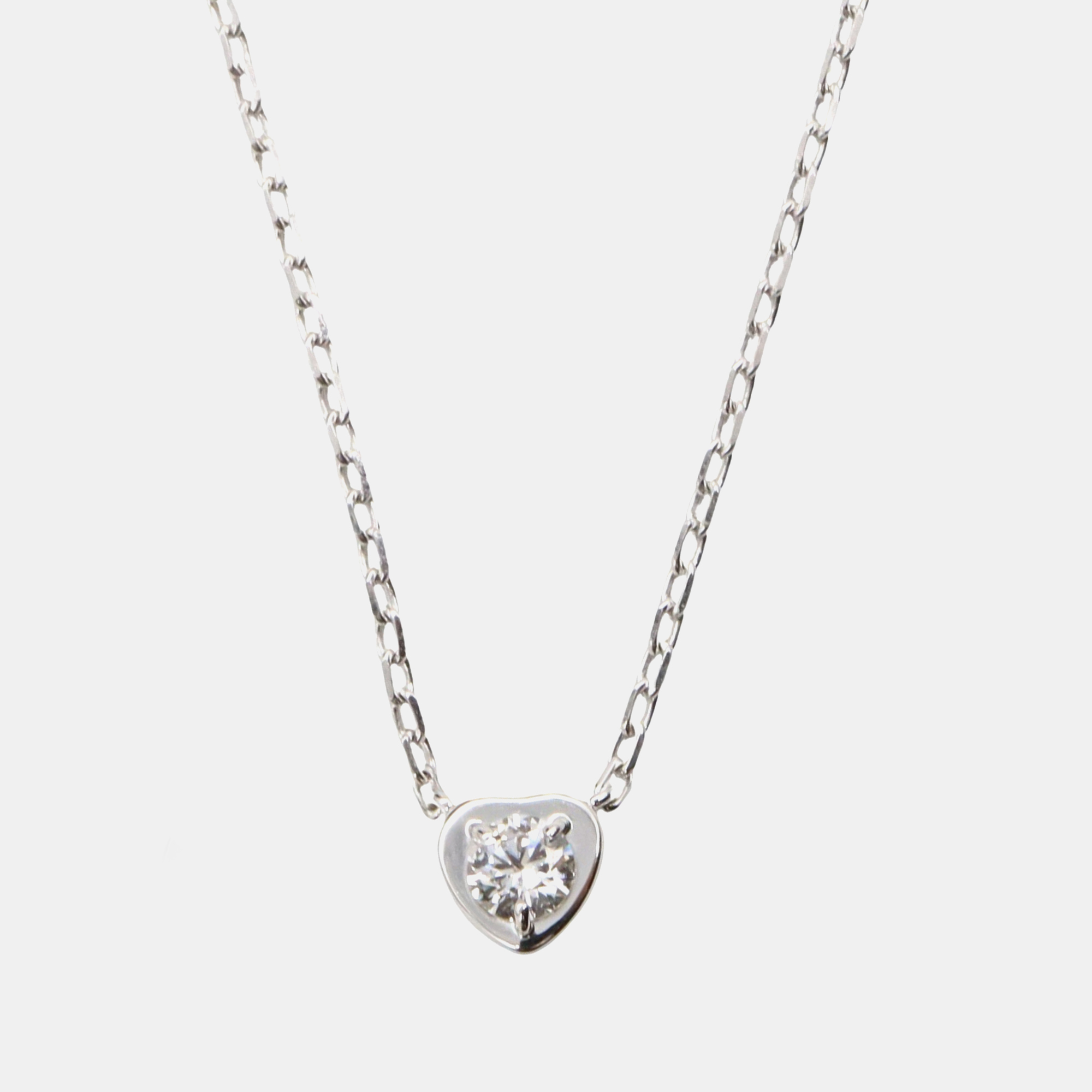 Cartier Diamants Legers 18K White Gold and Diamond Pendant Necklace
Cartier Diamants Legers 18K White Gold and Diamond Pendant Necklace