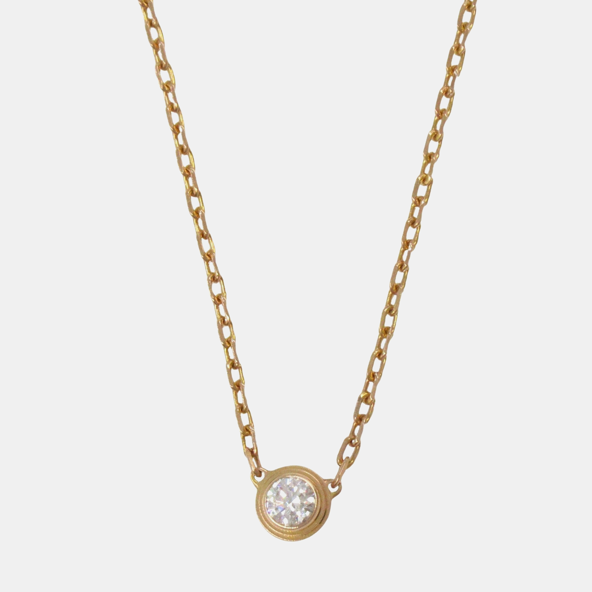 Cartier D'amour 18K Rose Gold and Diamond Pendant Necklace - Cartier - Modalova