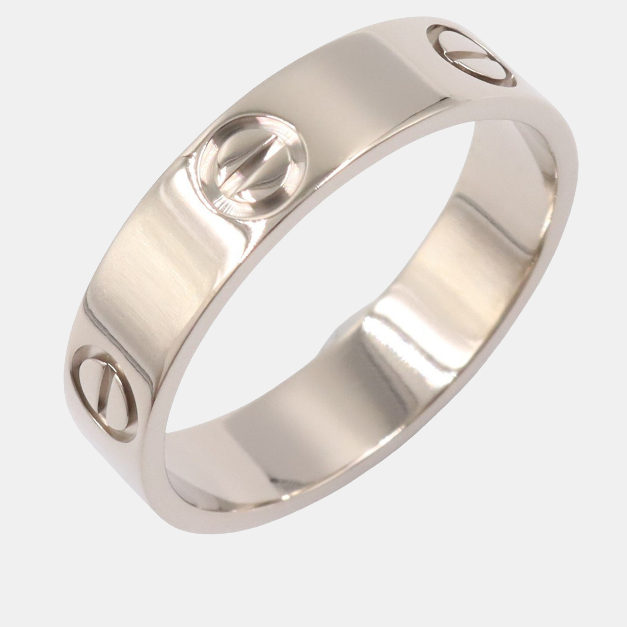 Cartier Love 18K White Gold Band Ring EU 
Cartier Love 18K White Gold Band Ring EU