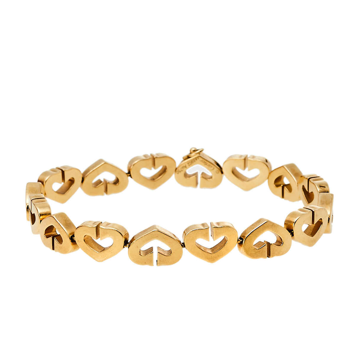 Cartier C Heart 18K Yellow Gold Bracelet