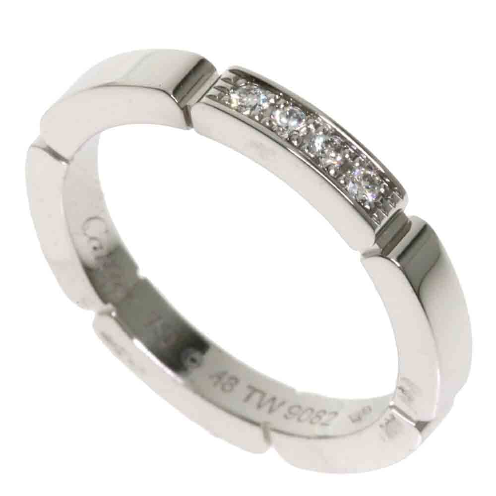 Cartier Maillon Panthere 18K White Gold Diamond Ring Size EU 48, Silver
Cartier Maillon Panthere 18K White Gold Diamond Ring Size EU 48, Silver