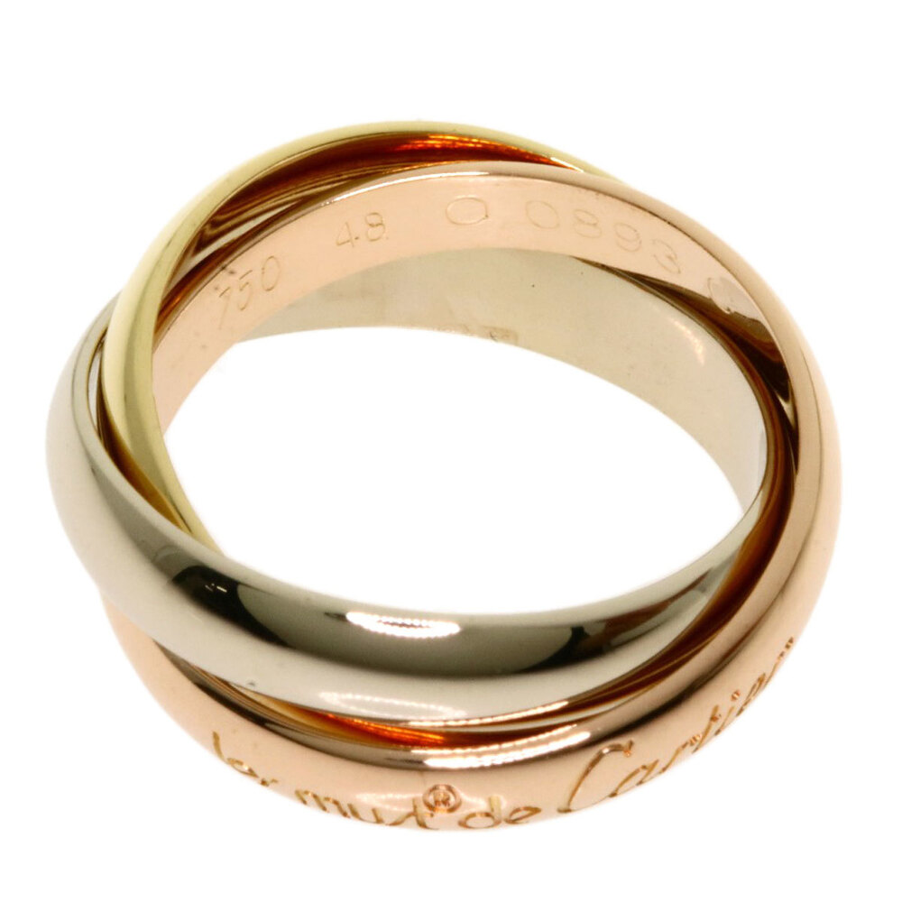 Cartier Les Must De Cartier Trinity 18K Yellow, Rose, White Gold Ring Size EU
Cartier Les Must De Cartier Trinity 18K Yellow, Rose, White Gold Ring Size EU