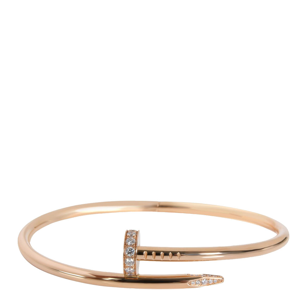 Cartier Juste Un Clou 18K Rose Gold Diamond Bracelet