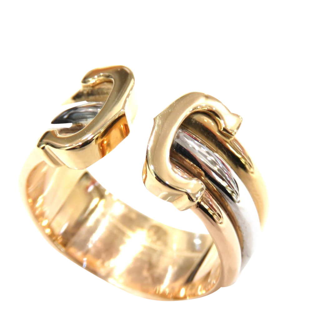 Cartier Trinity C de Cartier 18K Yellow, Rose and White Gold Ring EU
Cartier Trinity C de Cartier 18K Yellow, Rose and White Gold Ring EU