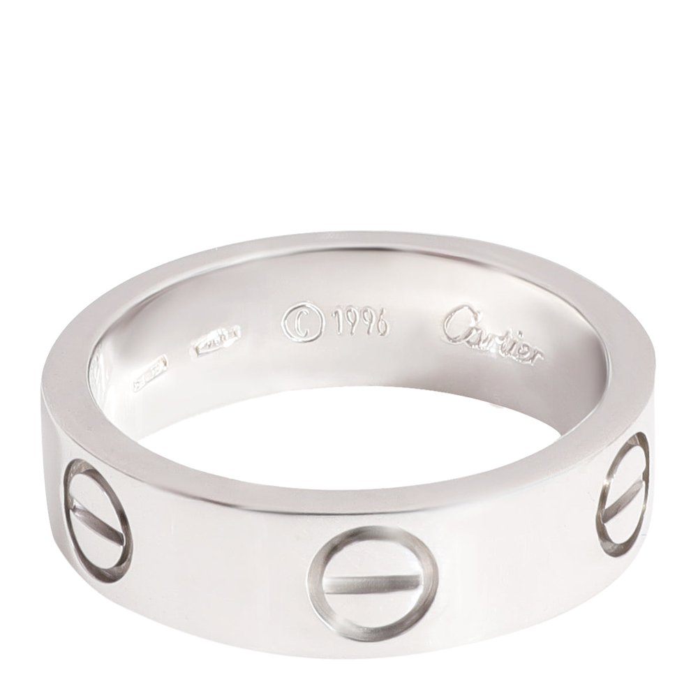 Cartier Love 18K White Gold Ring EU 52.5
Cartier Love 18K White Gold Ring EU 52.5