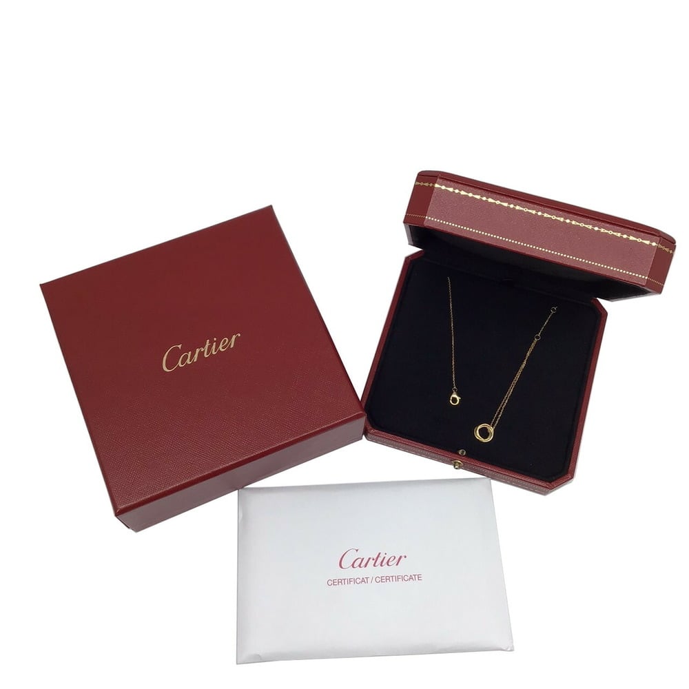 Cartier Trinity 18K Yellow Rose And White Gold Bracelet 13.5