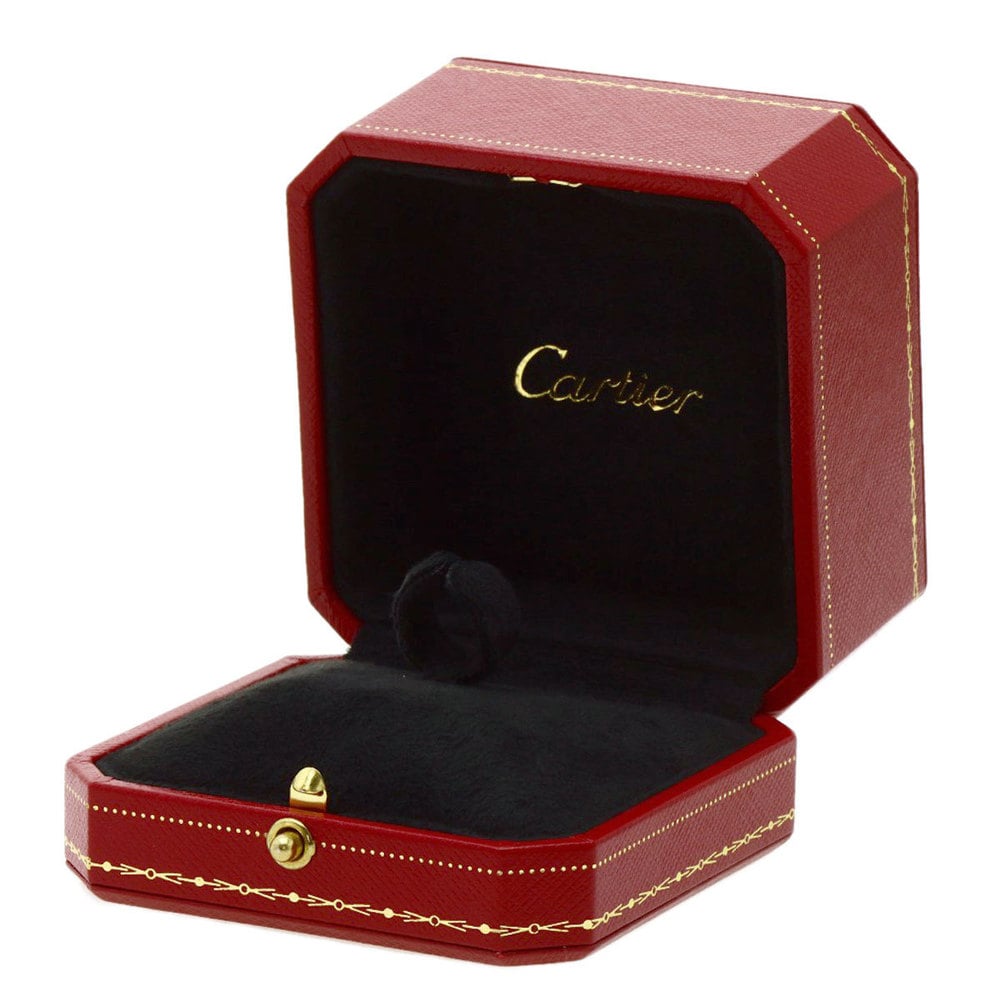 Cartier Maillon Panthere 18K White Gold Diamond Ring EU 47