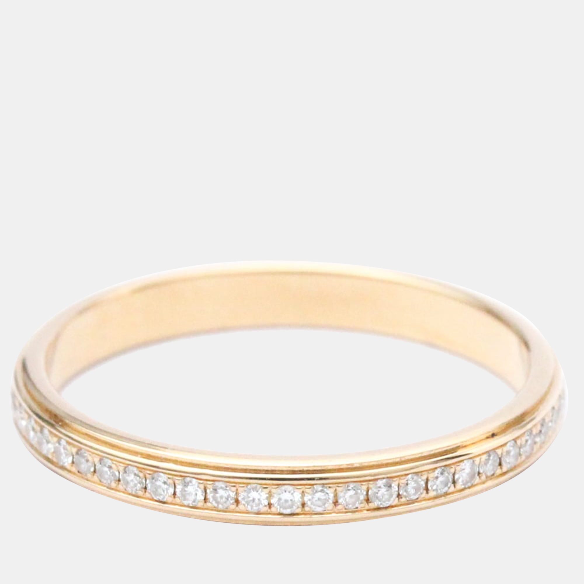 Cartier D'amour 18K Rose Gold Diamond Ring EU 49