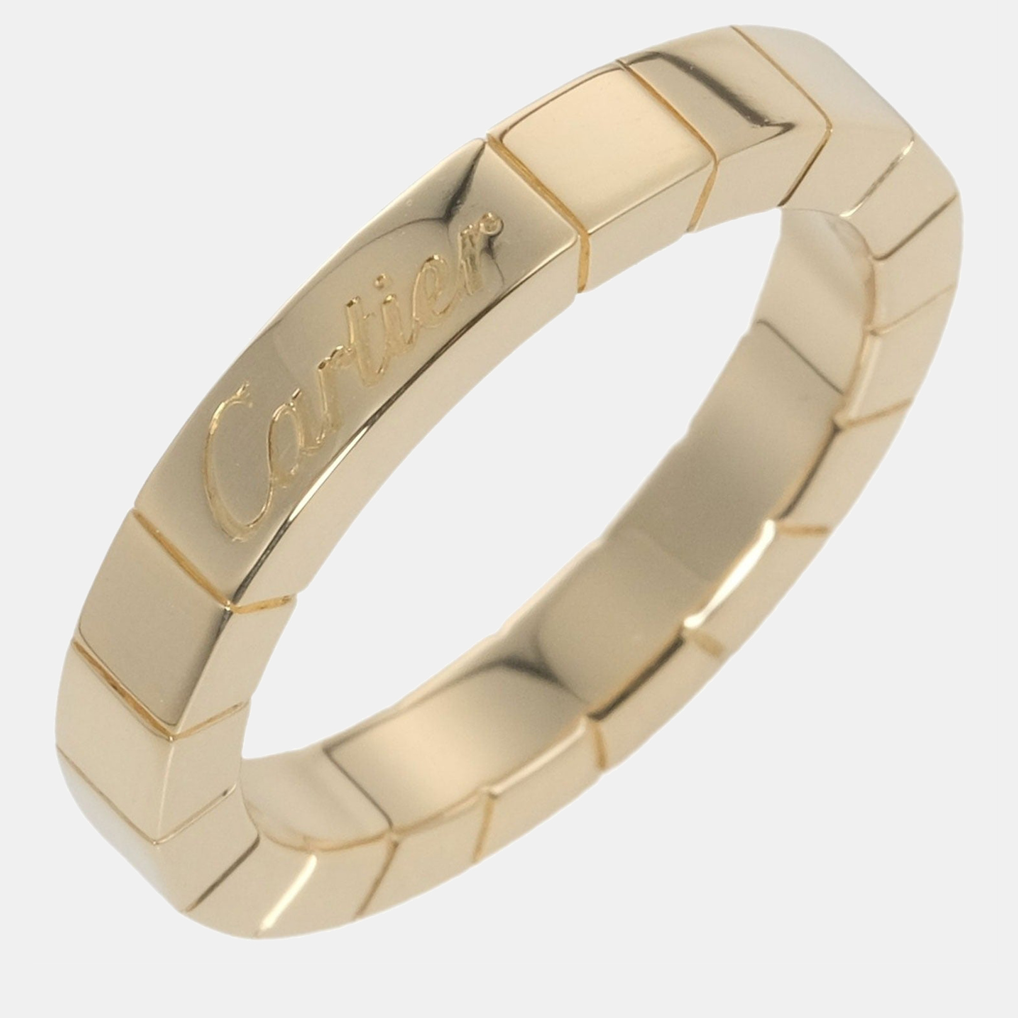 Cartier Lanieres 18K Yellow Gold  Ring EU 48