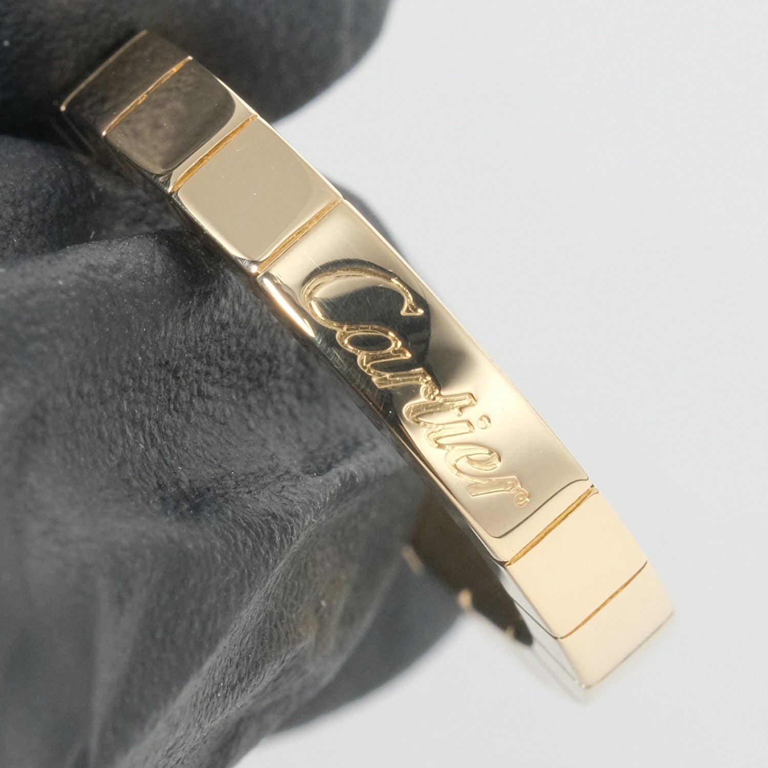 Cartier Lanieres 18K Yellow Gold  Ring EU 48