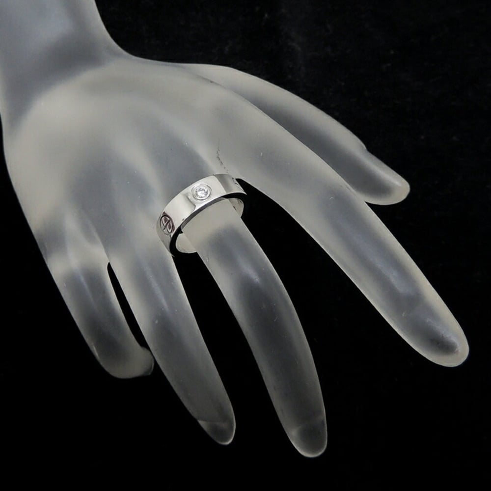 Cartier Vintage Love 18K White Gold Diamond Ring EU 50