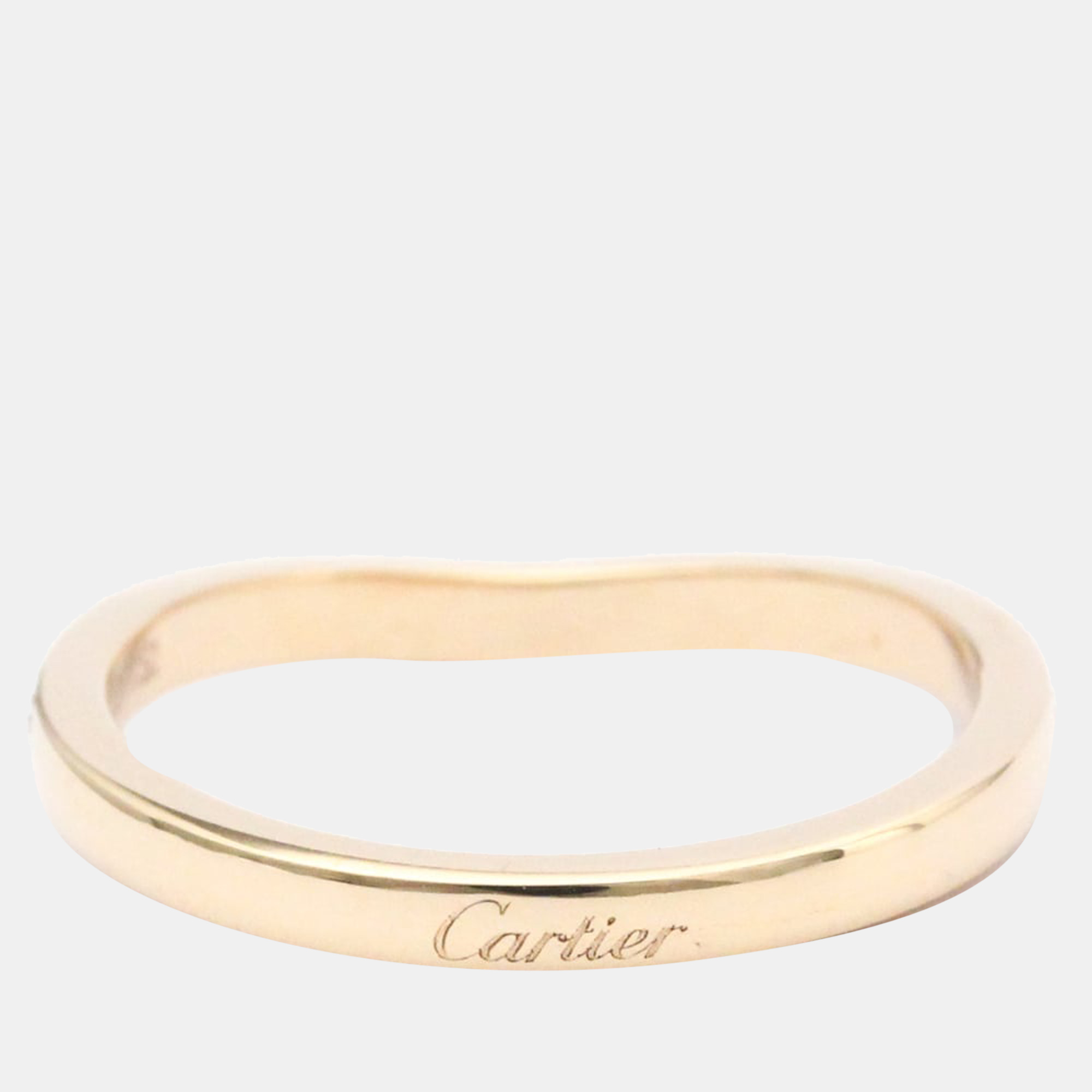Cartier Ballerine 18K Rose Gold Diamond Ring EU 50