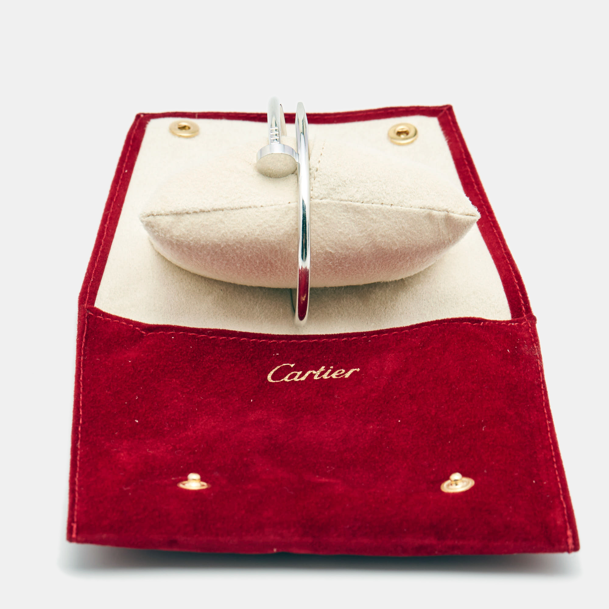Cartier  18k White Gold Juste Un Clou Bracelet