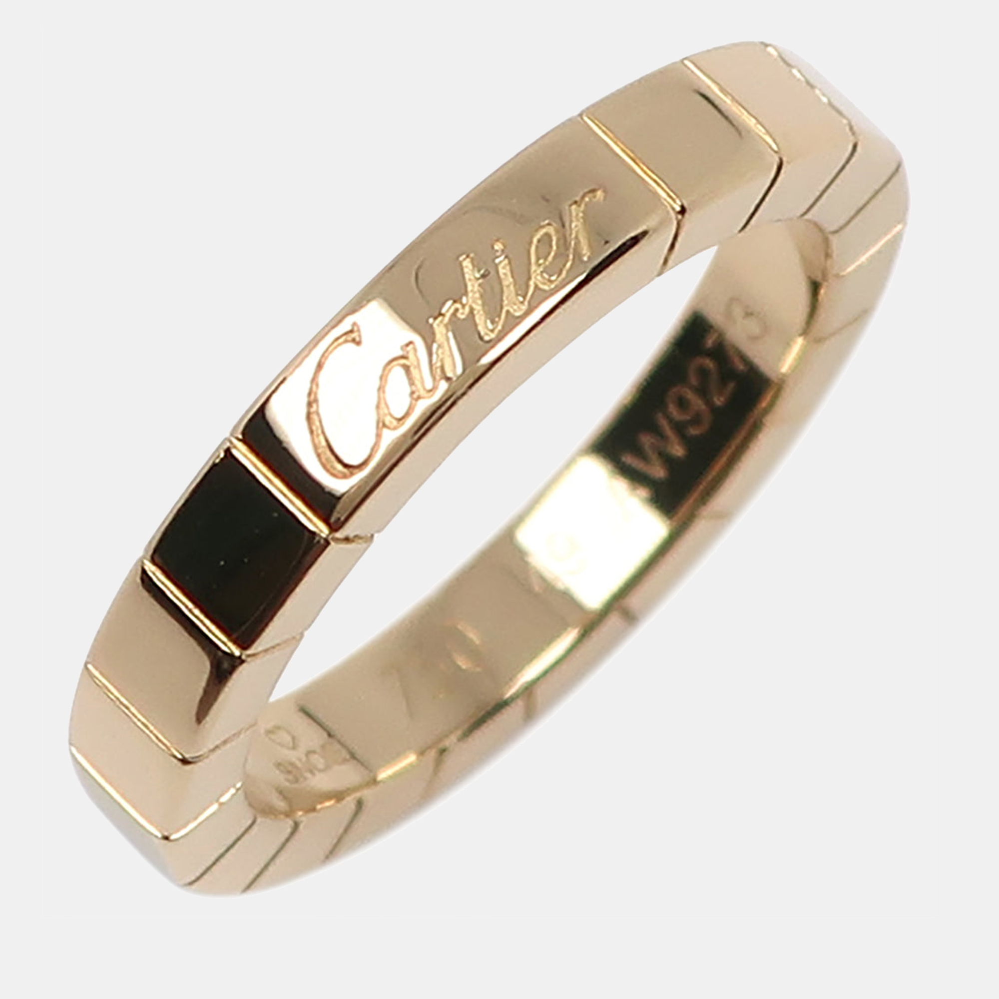 Cartier Lanieres 18K Yellow Gold  Ring EU 49