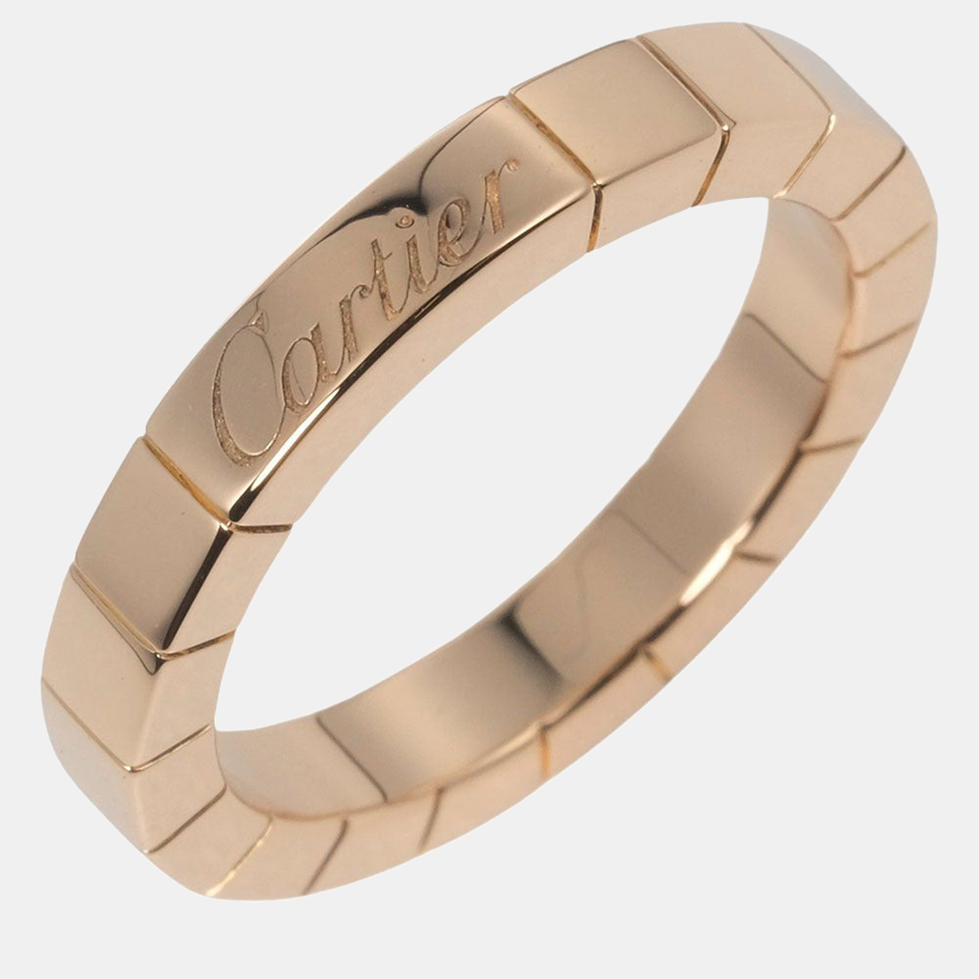 Cartier Lanieres 18K Rose Gold Ring EU 48