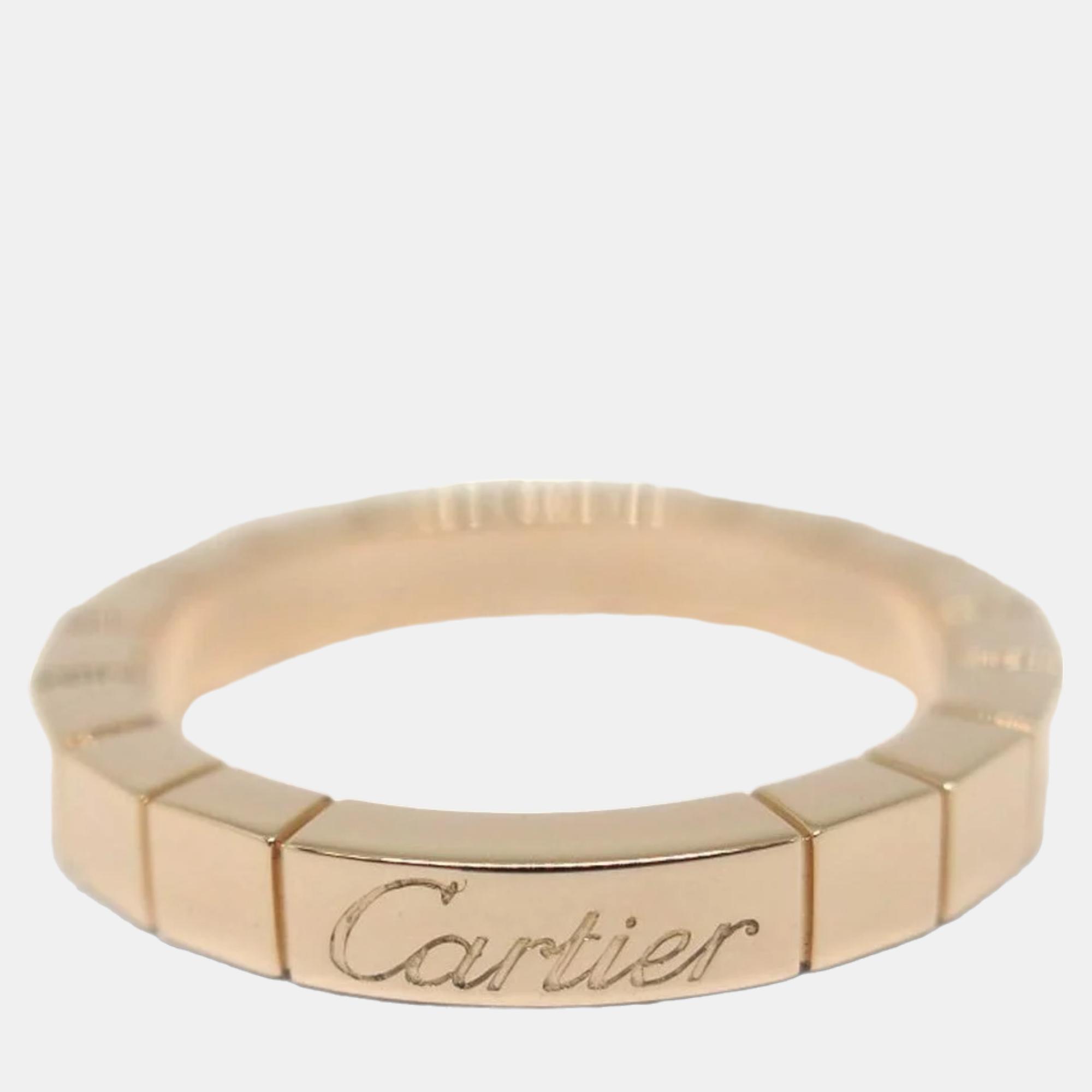 Cartier Lanieres 18K Rose Gold Ring EU 51