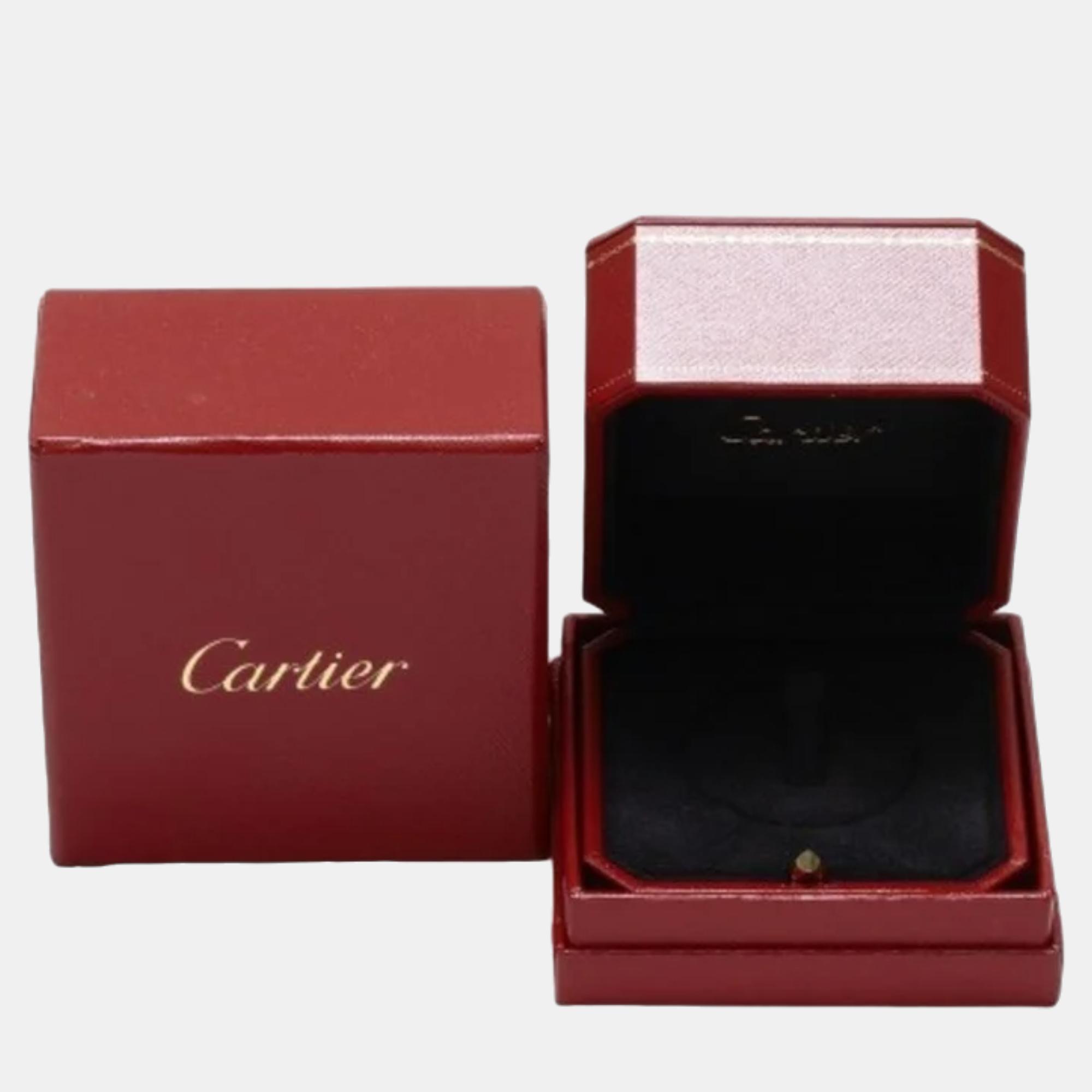 Cartier Happy Birthday Large 18K Rose Gold Ring EU 49