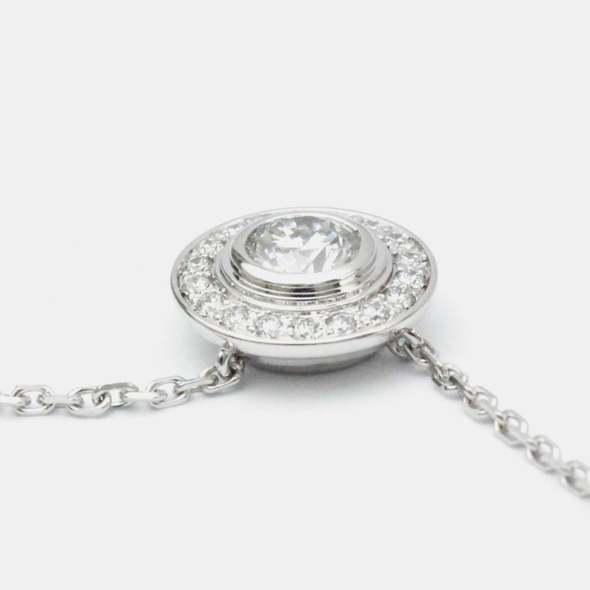 Cartier D'amour 18K White Gold Diamond Necklace