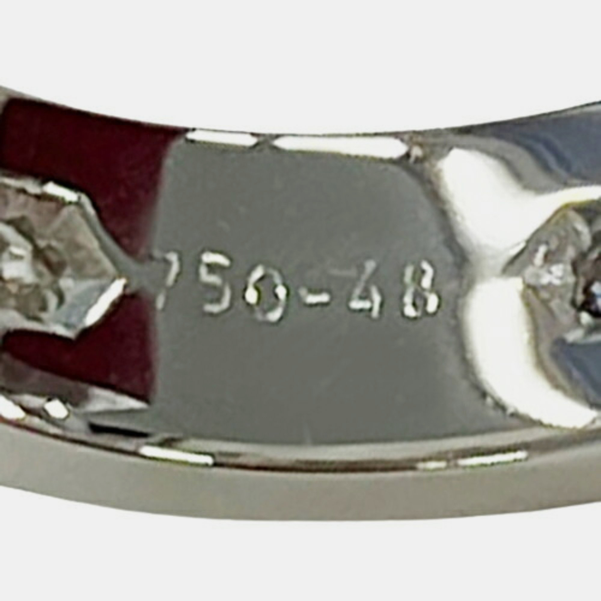Cartier Love 18K White Gold Diamond Ring EU 48