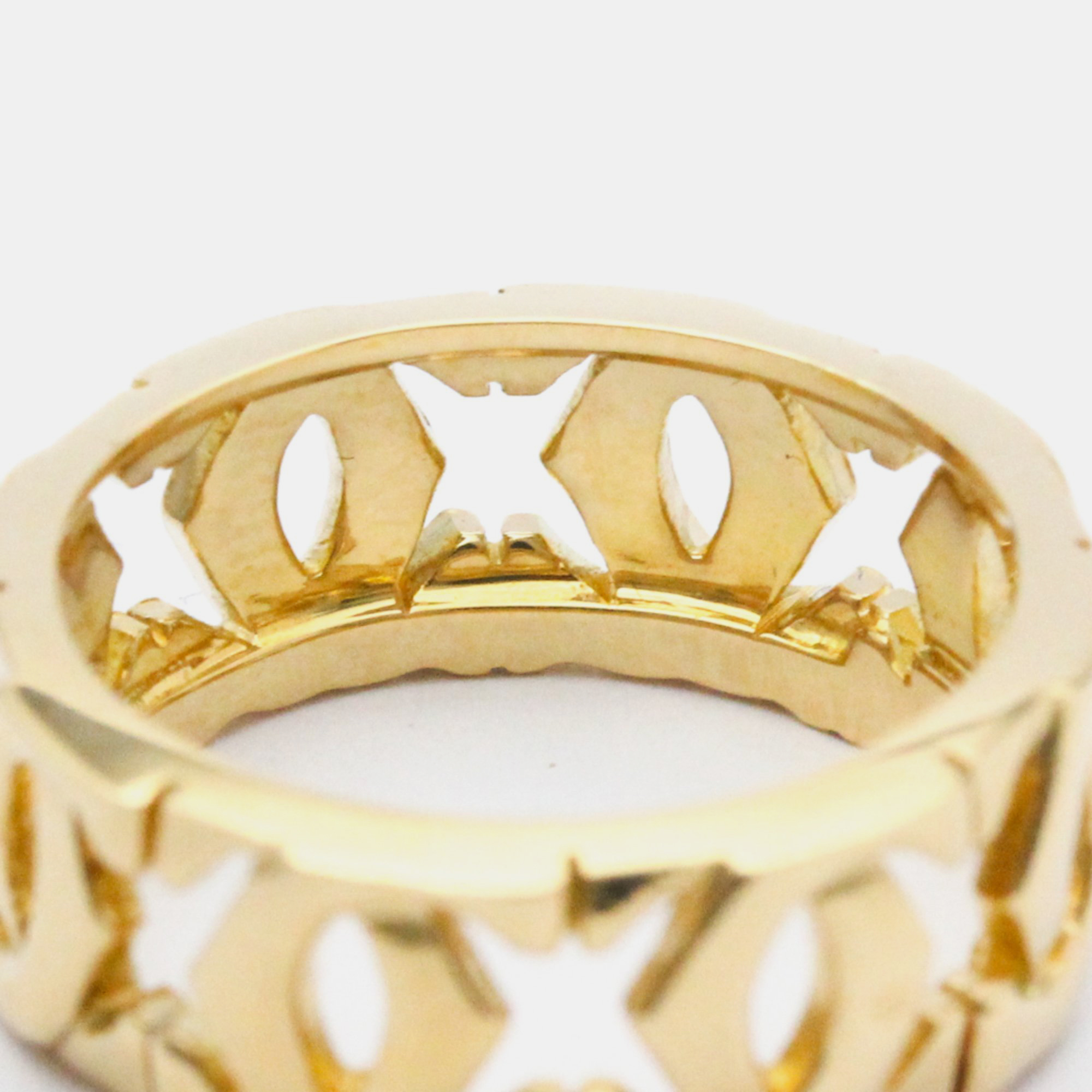 Cartier Entrelacés 18K Yellow Gold Ring EU 52