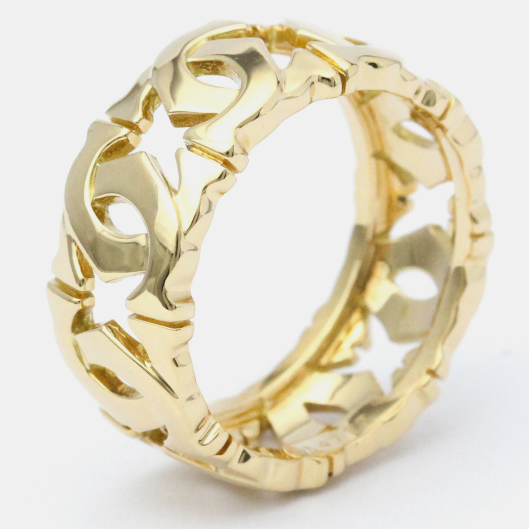 Cartier Entrelacés 18K Yellow Gold Ring EU 53