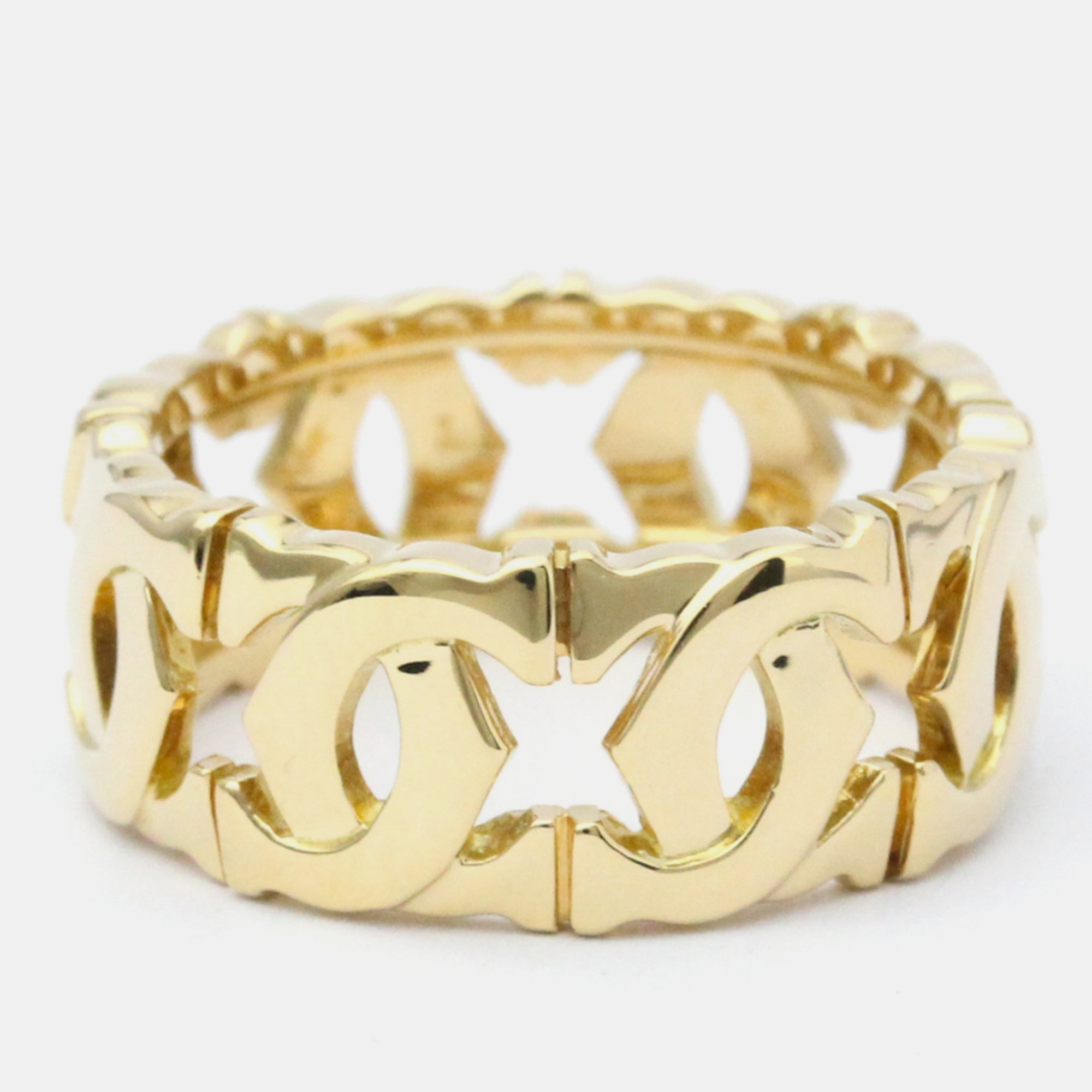 Cartier Entrelacés 18K Yellow Gold Ring EU 53