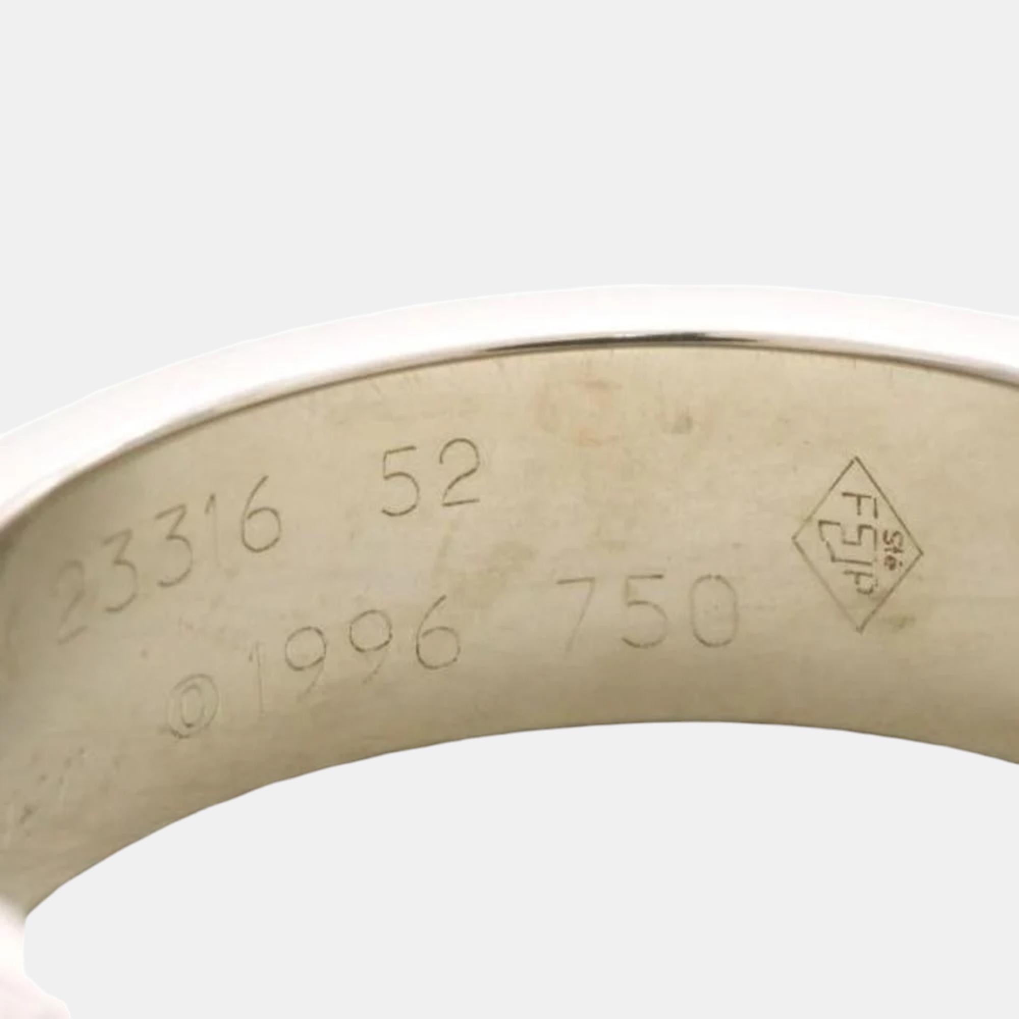 Cartier Love Vintage 18K White Gold Ring EU 52