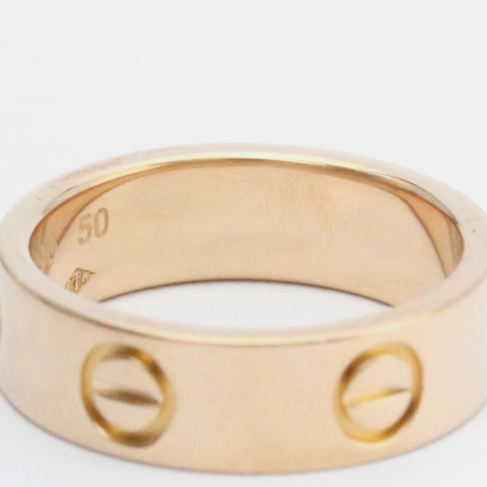 Cartier Love 18K Rose Gold Ring EU 50