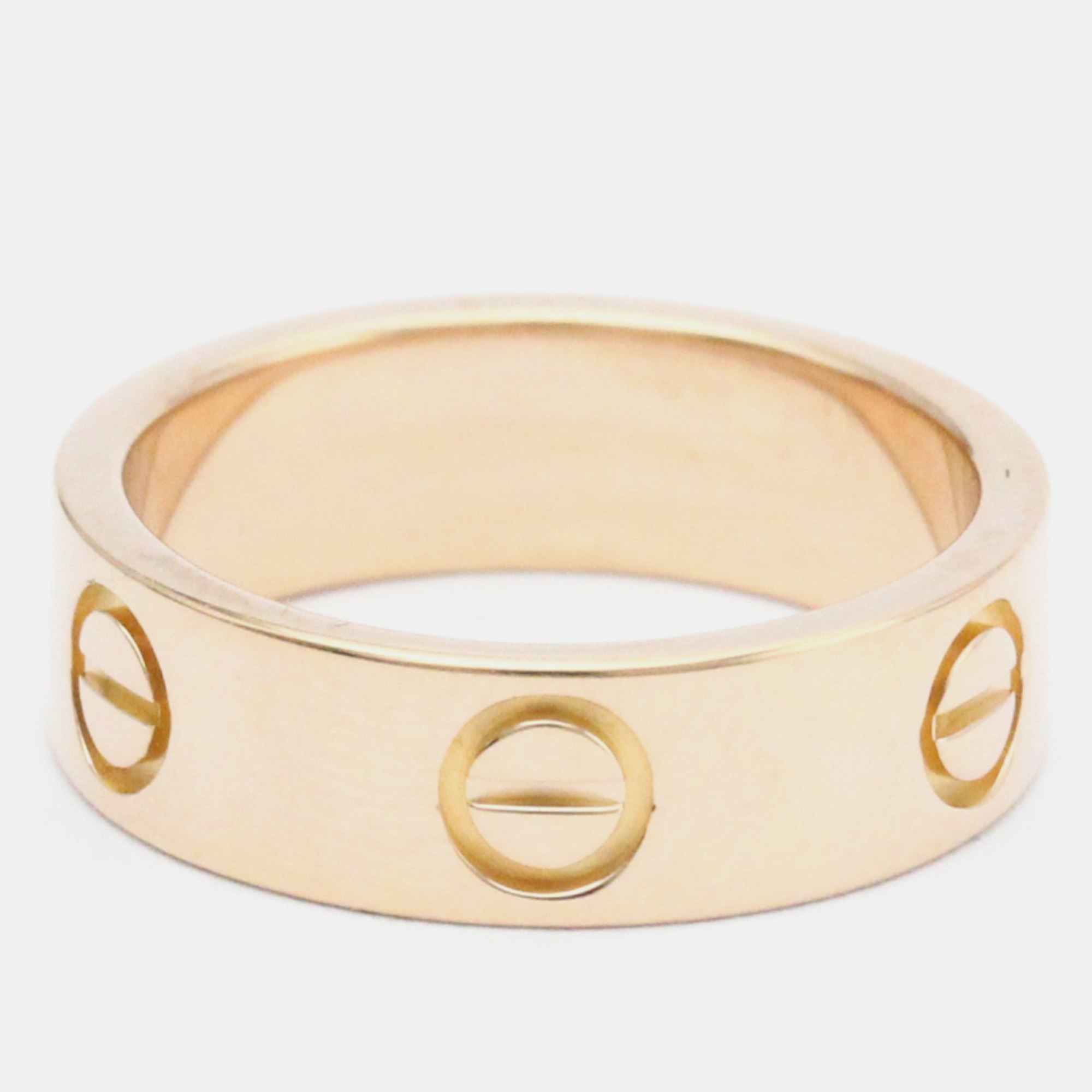 Cartier Love 18K Rose Gold Ring EU 50