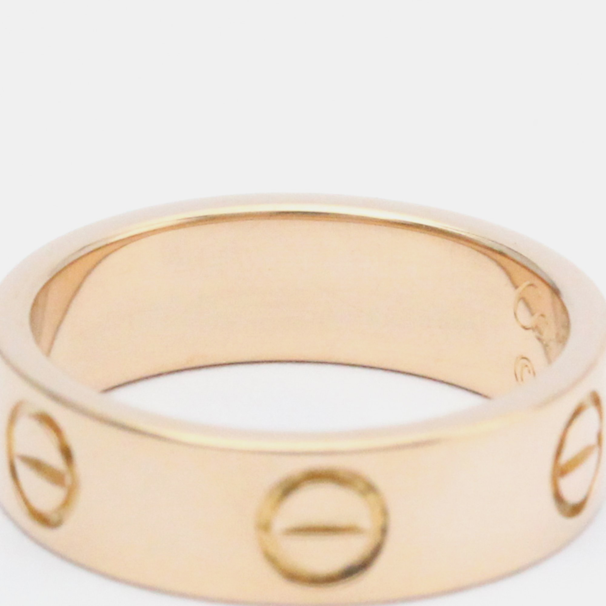 Cartier Love 18K Rose Gold Ring EU 51