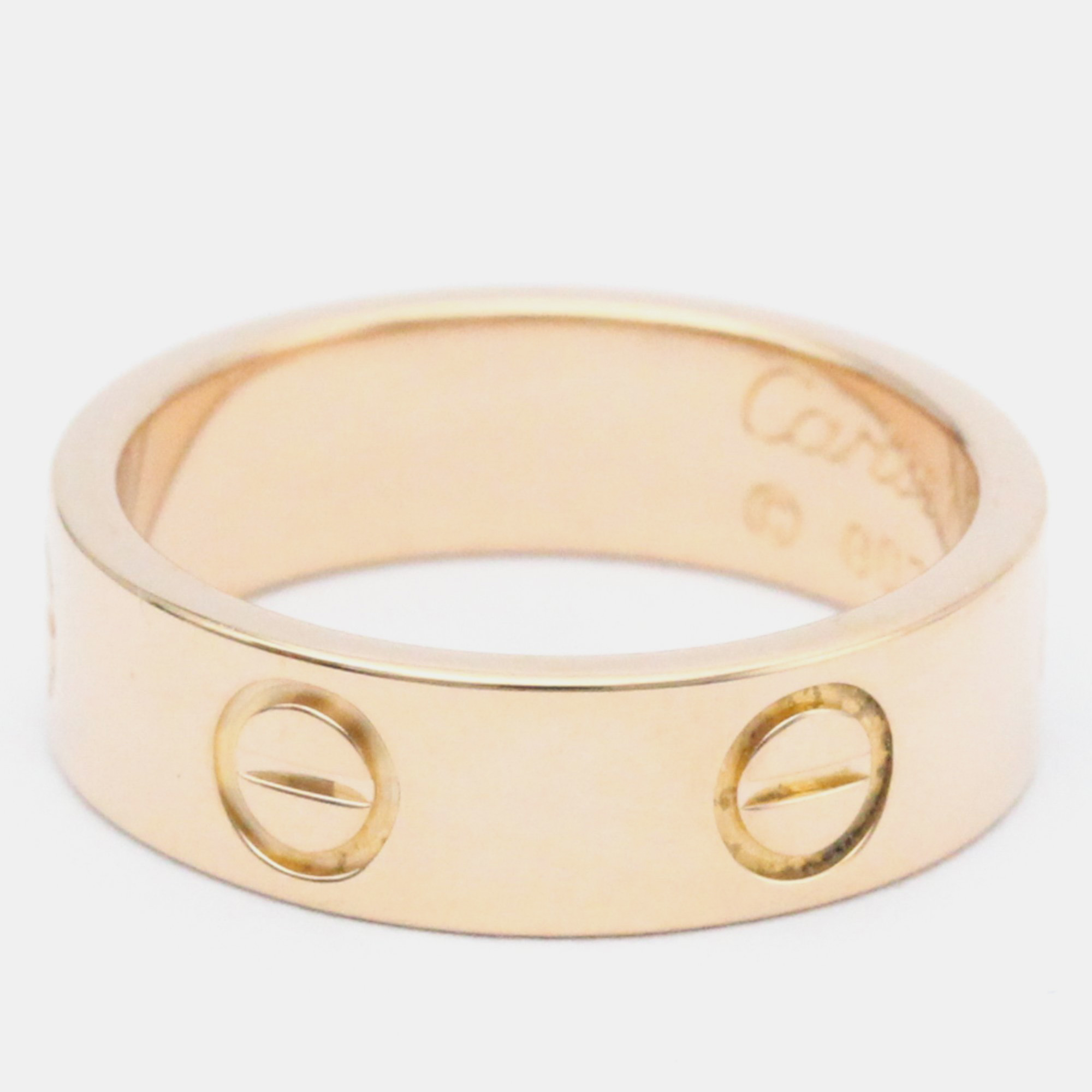 Cartier Love 18K Rose Gold Ring EU 51