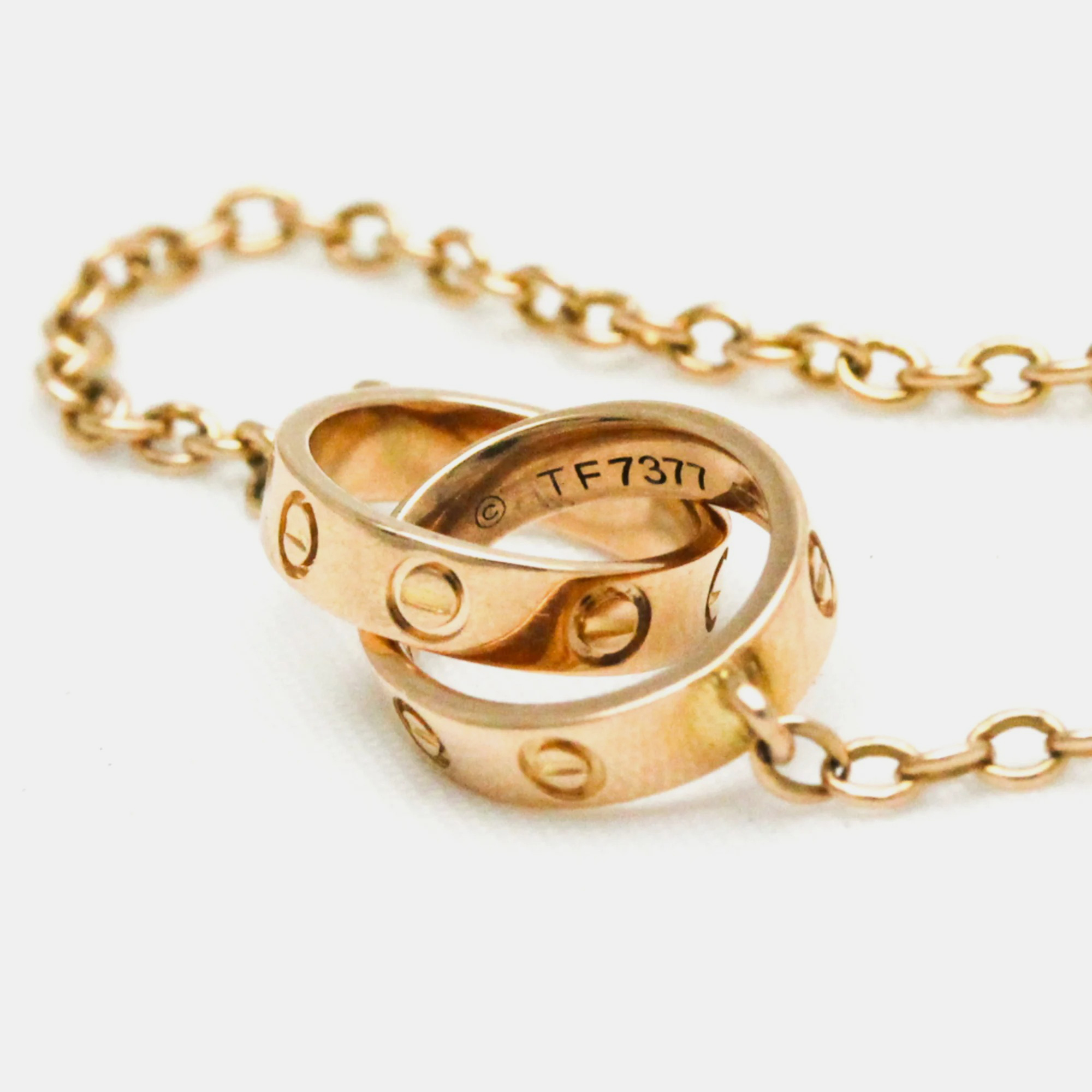 Cartier Love 18K Rose Gold Bracelet 18.5