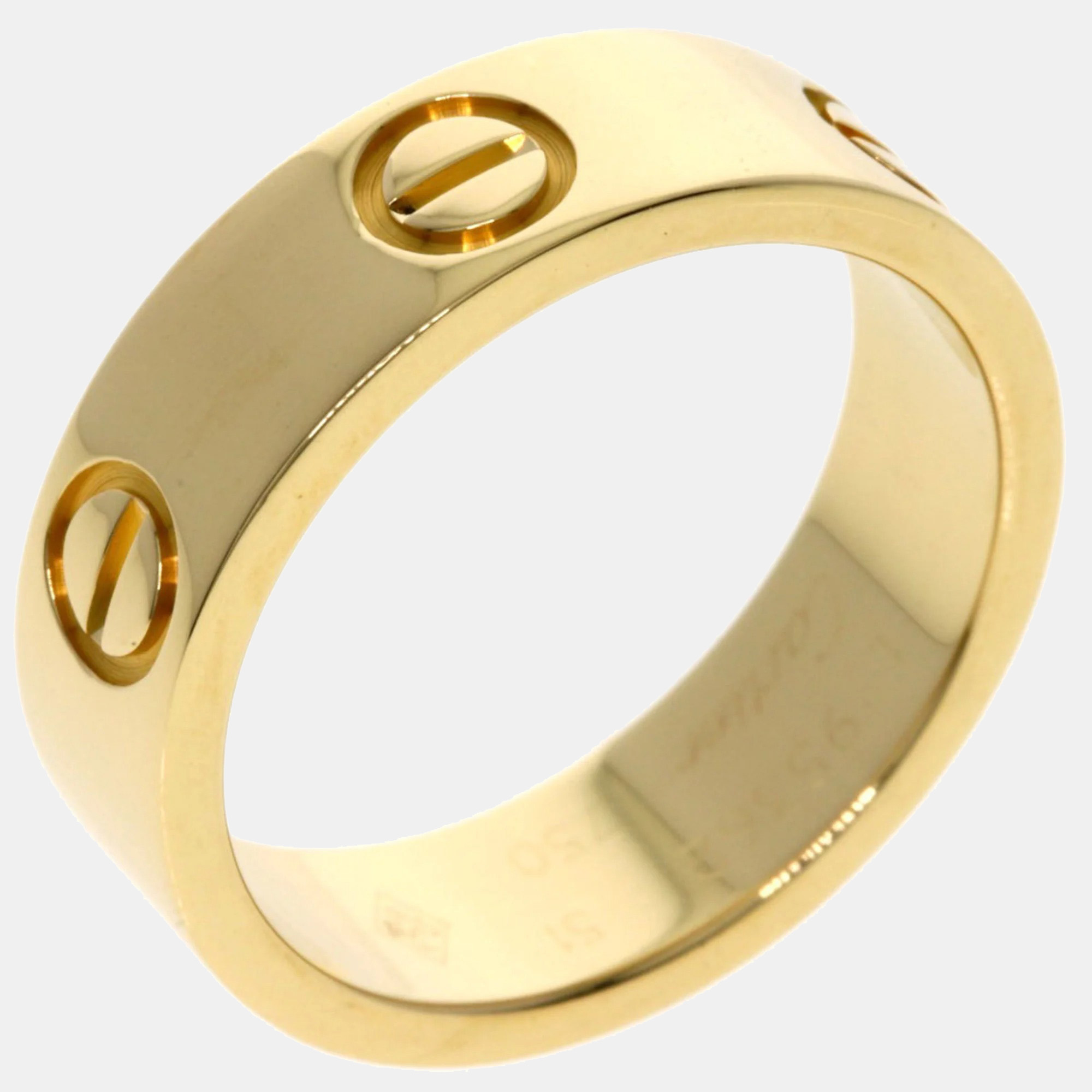 Cartier Love 18K Yellow Gold Ring EU 51