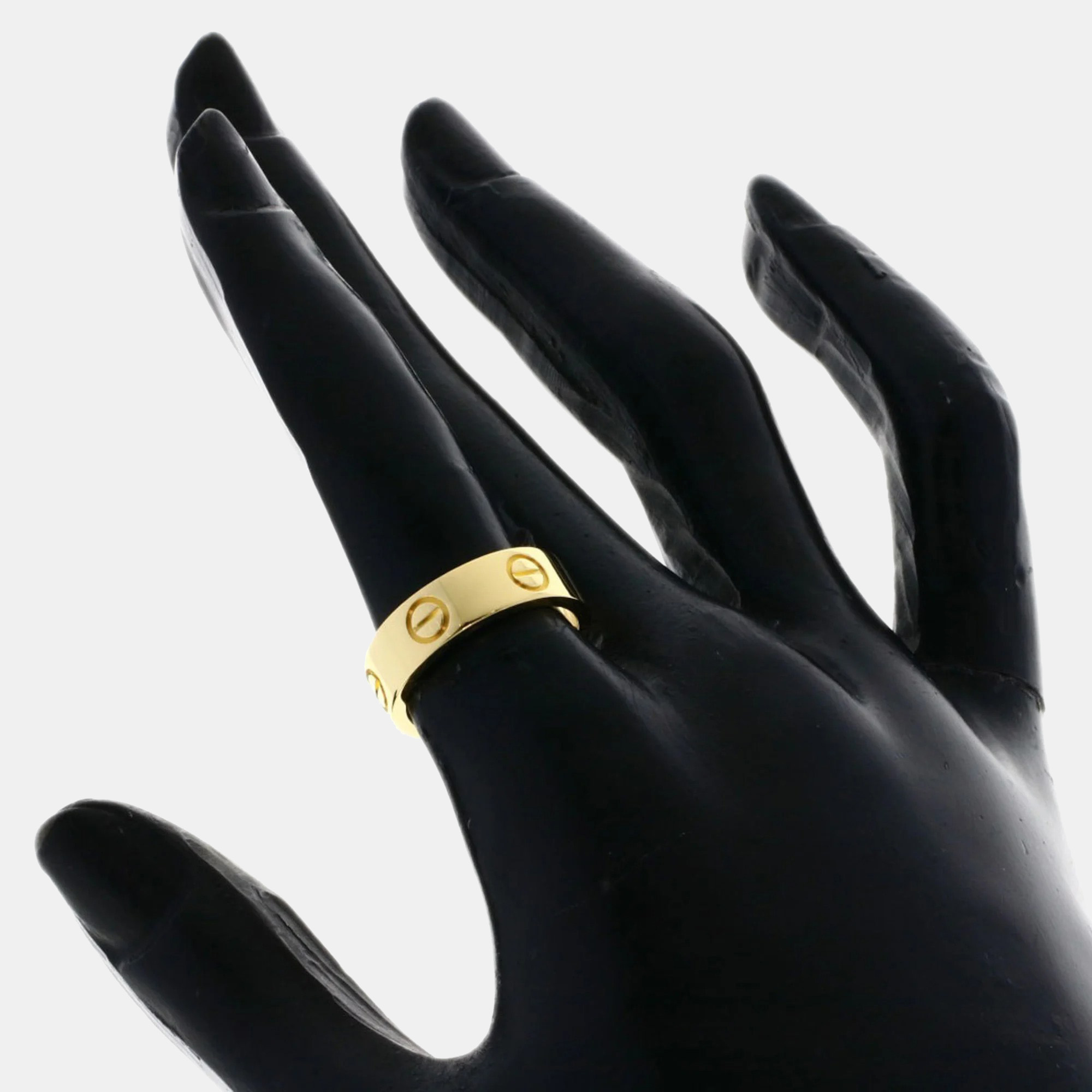 Cartier Love 18K Yellow Gold Ring EU 51