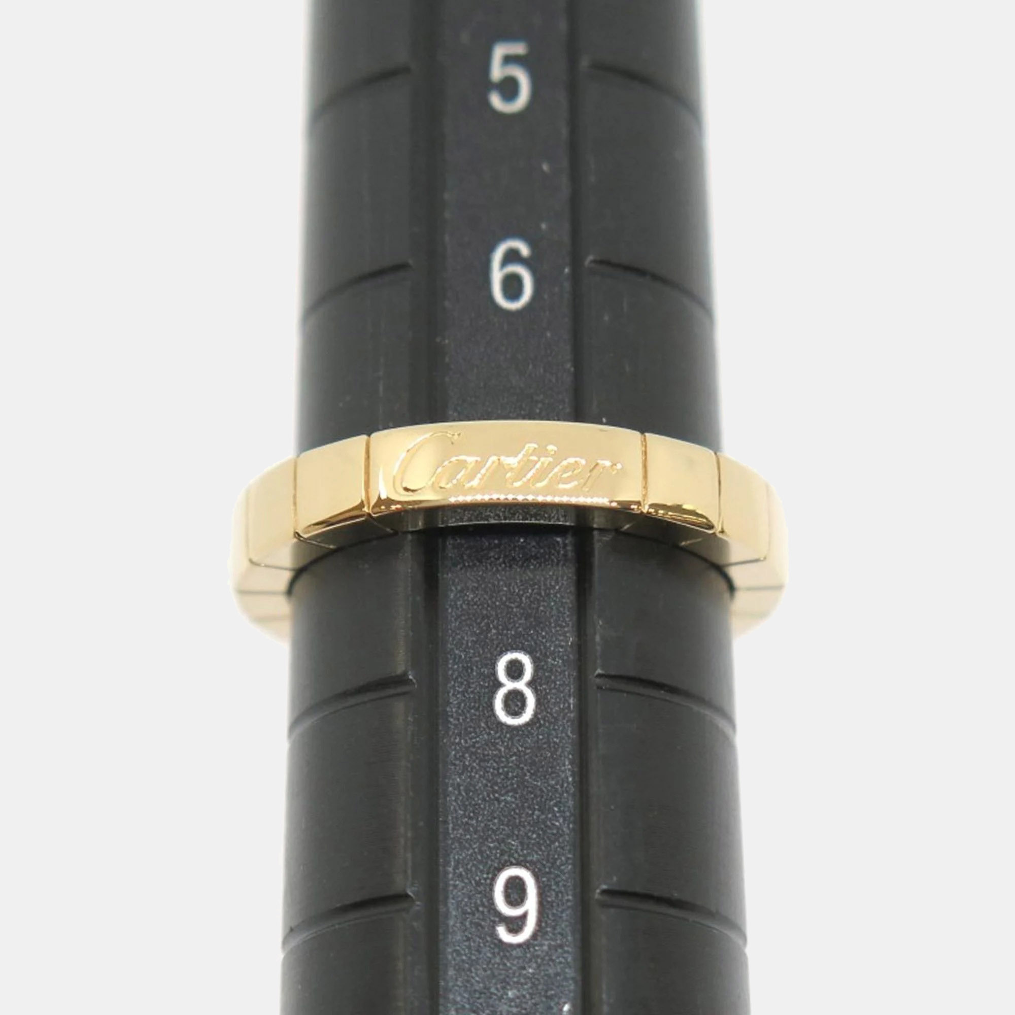 Cartier Lanieres 18K Yellow Gold  Ring EU 47