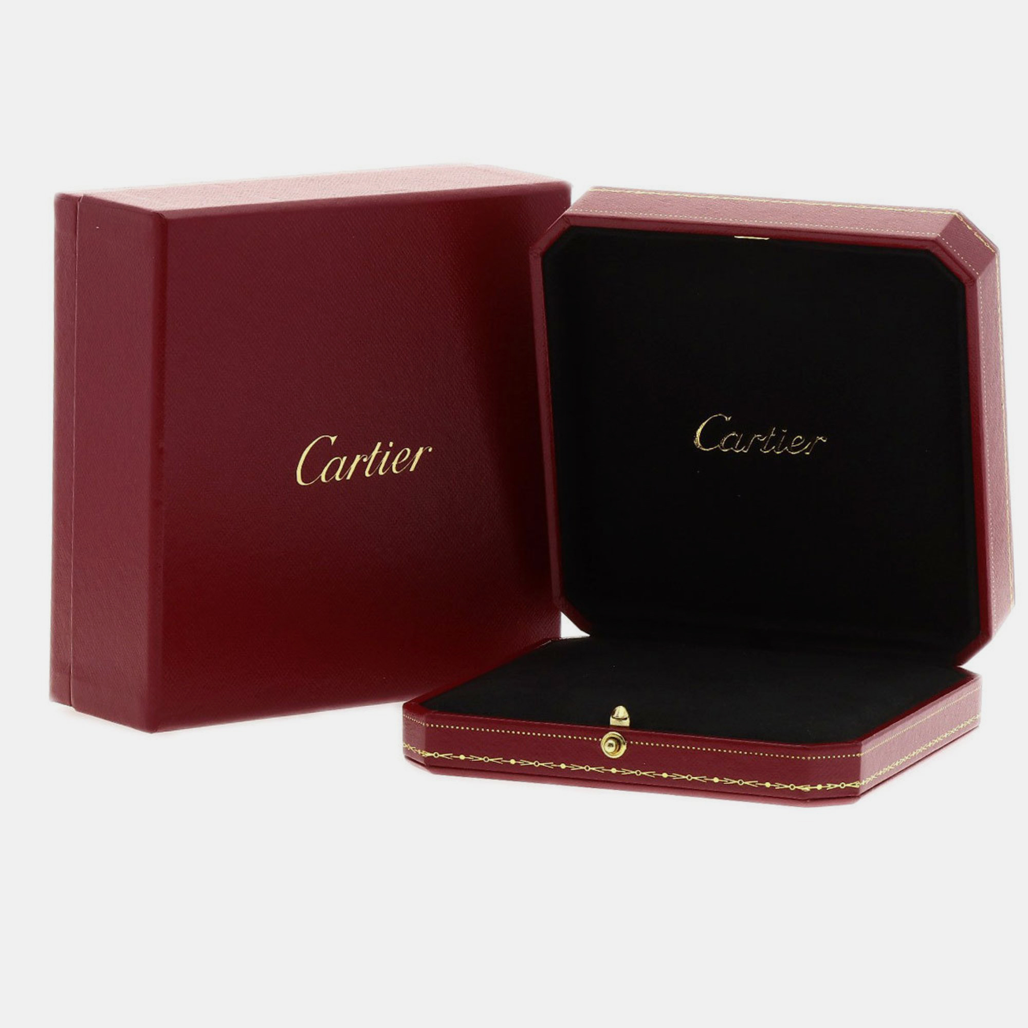 Cartier C De Cartier 18K White Gold Amethyst Necklace